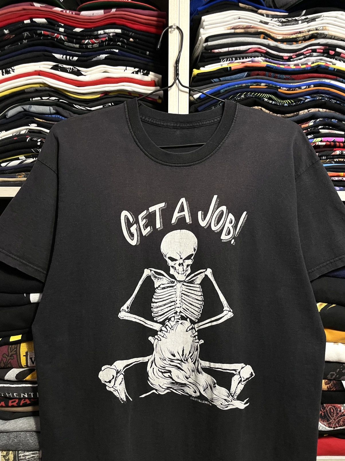 Vintage Vintage 00s Get A Job Porn Star Fashion Victim Style T-Shirt Size US L / EU 52-54 / 3 - 2 Thumbnail