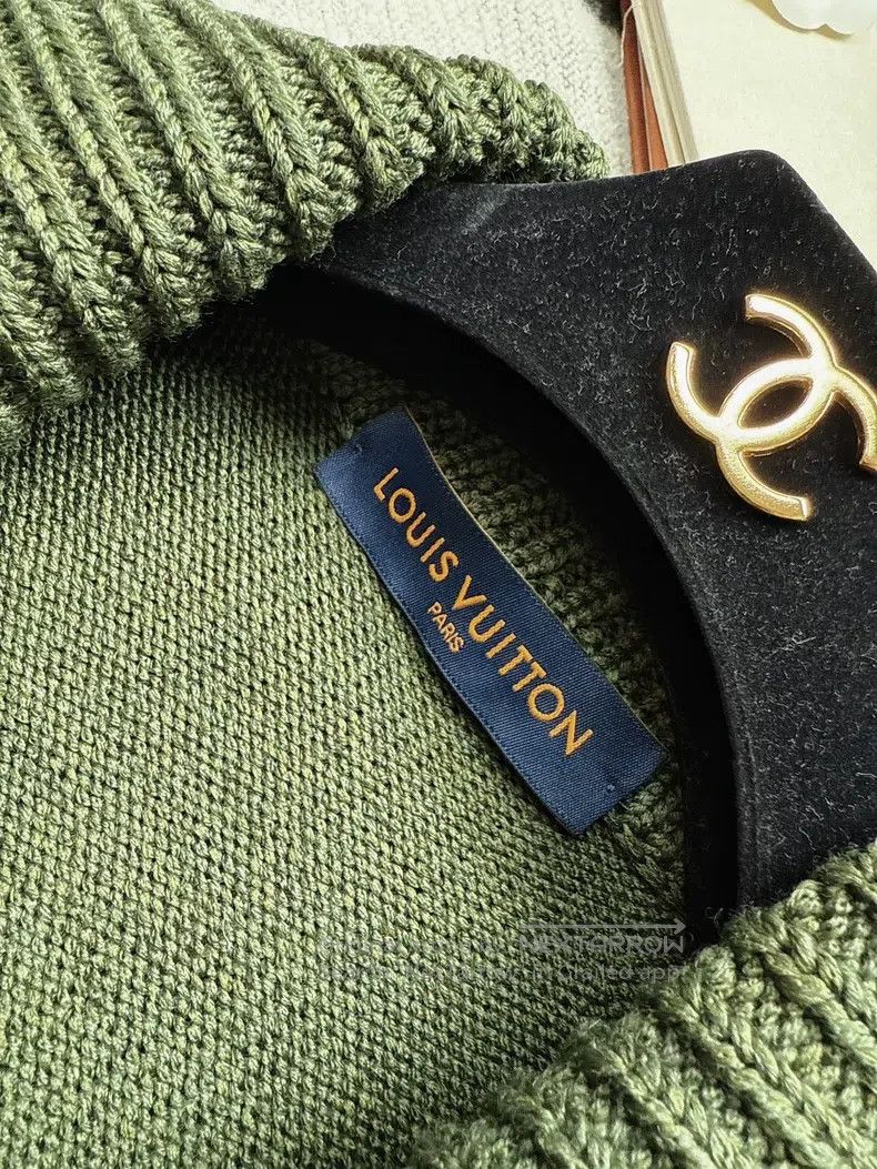Louis Vuitton Louis Vuitton Nigo Tiger Head Retro Green Knit Cardigan sw Size US XL / EU 56 / 4 - 5 Thumbnail