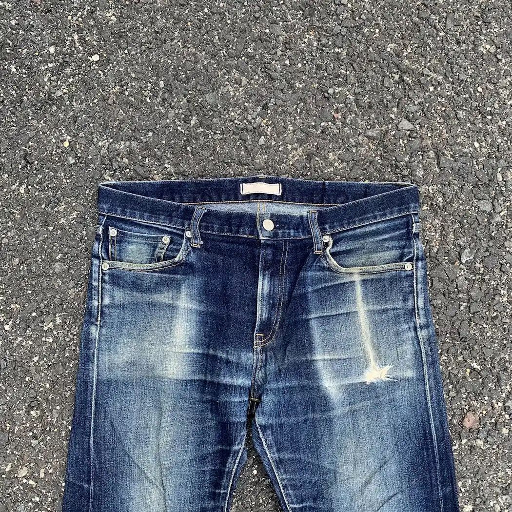 Self Edge 💥 REDLINE 💥 Nice Fading Jeans Japanese Vintage Ankle Pants Size US 33 - 4 Thumbnail