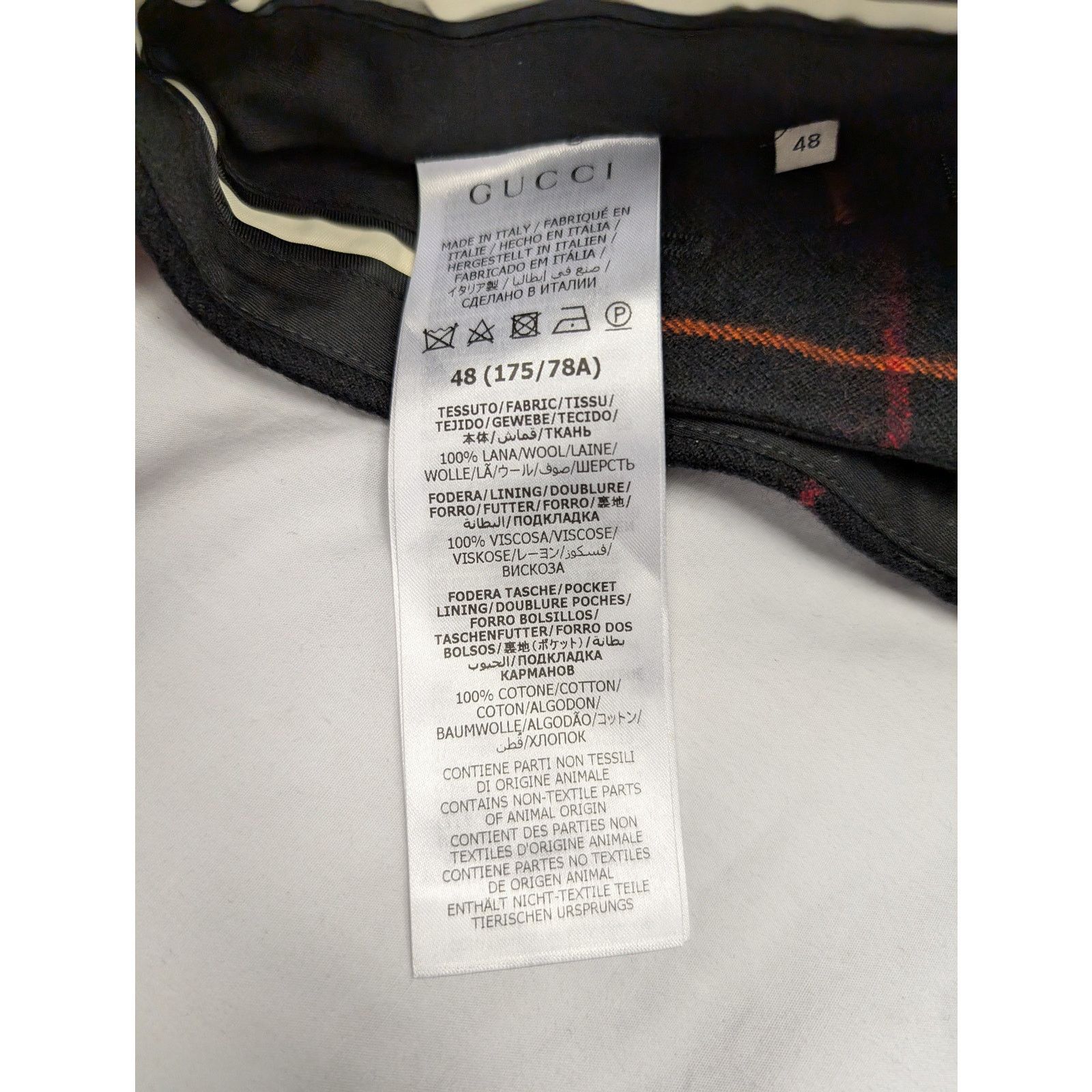 Gucci o1rshd1 Checked Dress Pant in Multicolor Size US 32 / EU 48 - 15 Thumbnail