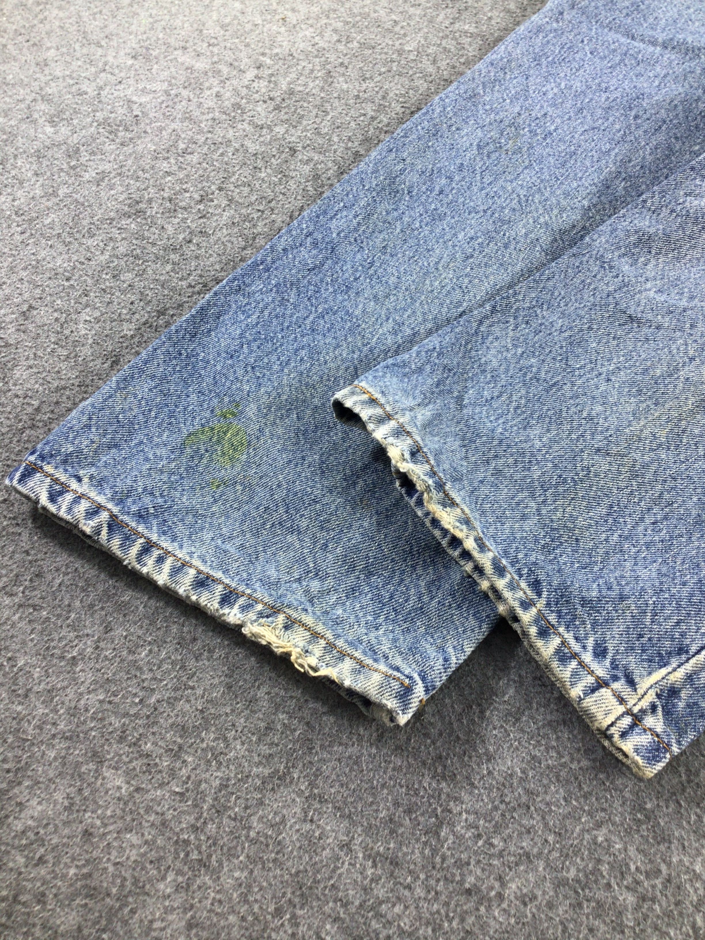 Levi's Vintage 90s Levi's 505 Jeans Orange Tab Denim KJ185 Size US 37 - 6 Thumbnail