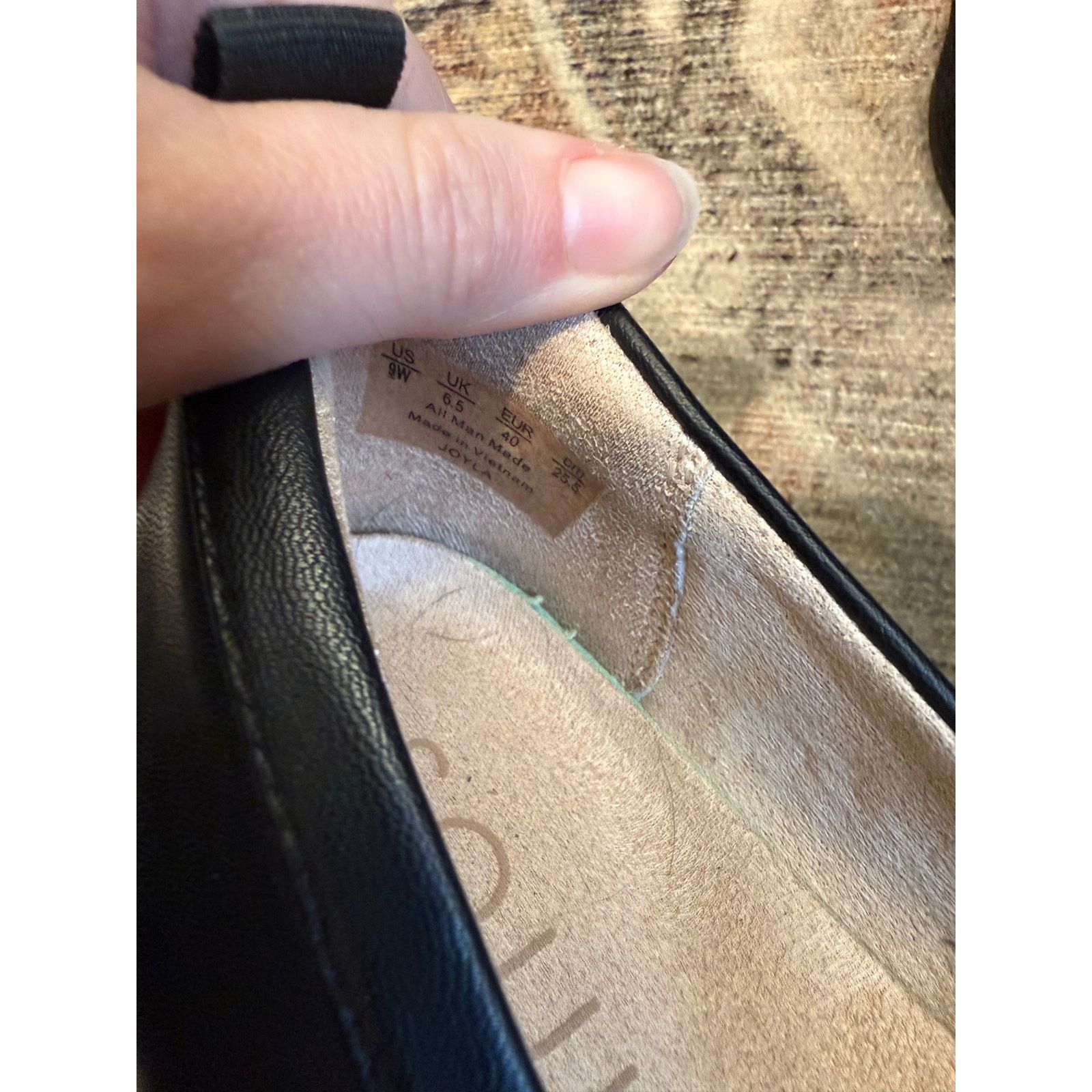 Naturalizer Naturalizer Joyla Slip On Loafer Black Shoes, Sz 9W, MP $120 Size US 9 / IT 39 - 6 Thumbnail
