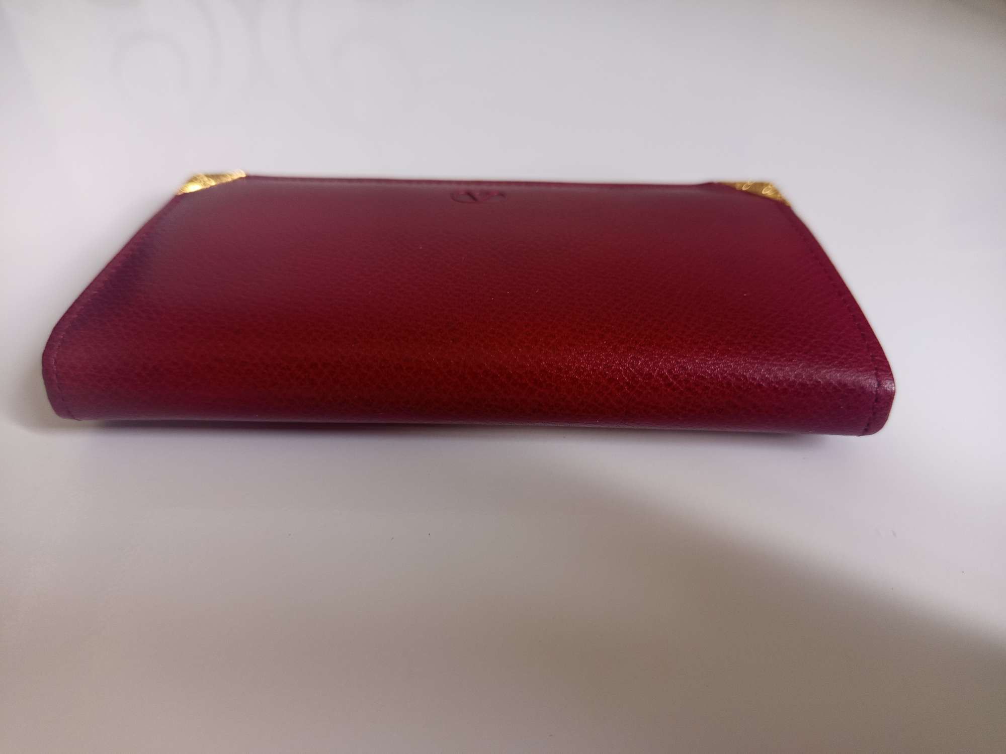 Valentino Valentino Garavani Wallet Burgundy Leather Kiss Lock Vintage Size ONE SIZE - 3 Thumbnail