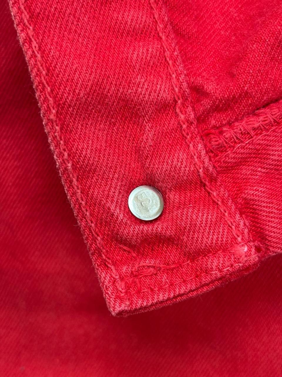 Levi's Vintage Clothing Vintage 90s Levi’s 501 Red Denim Jeans • Made in USA • W31 Size US 31 - 13 Thumbnail