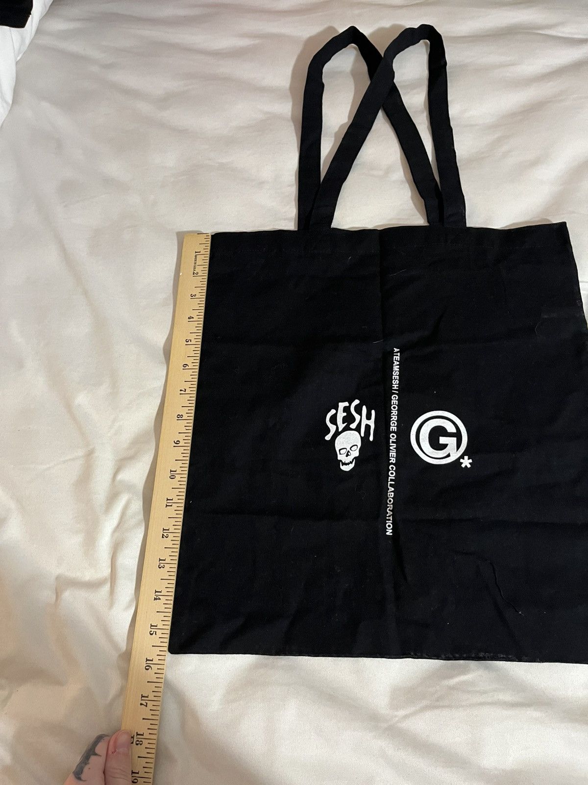 Other Team sesh bones george oliver tote bag Size ONE SIZE - 6 Thumbnail