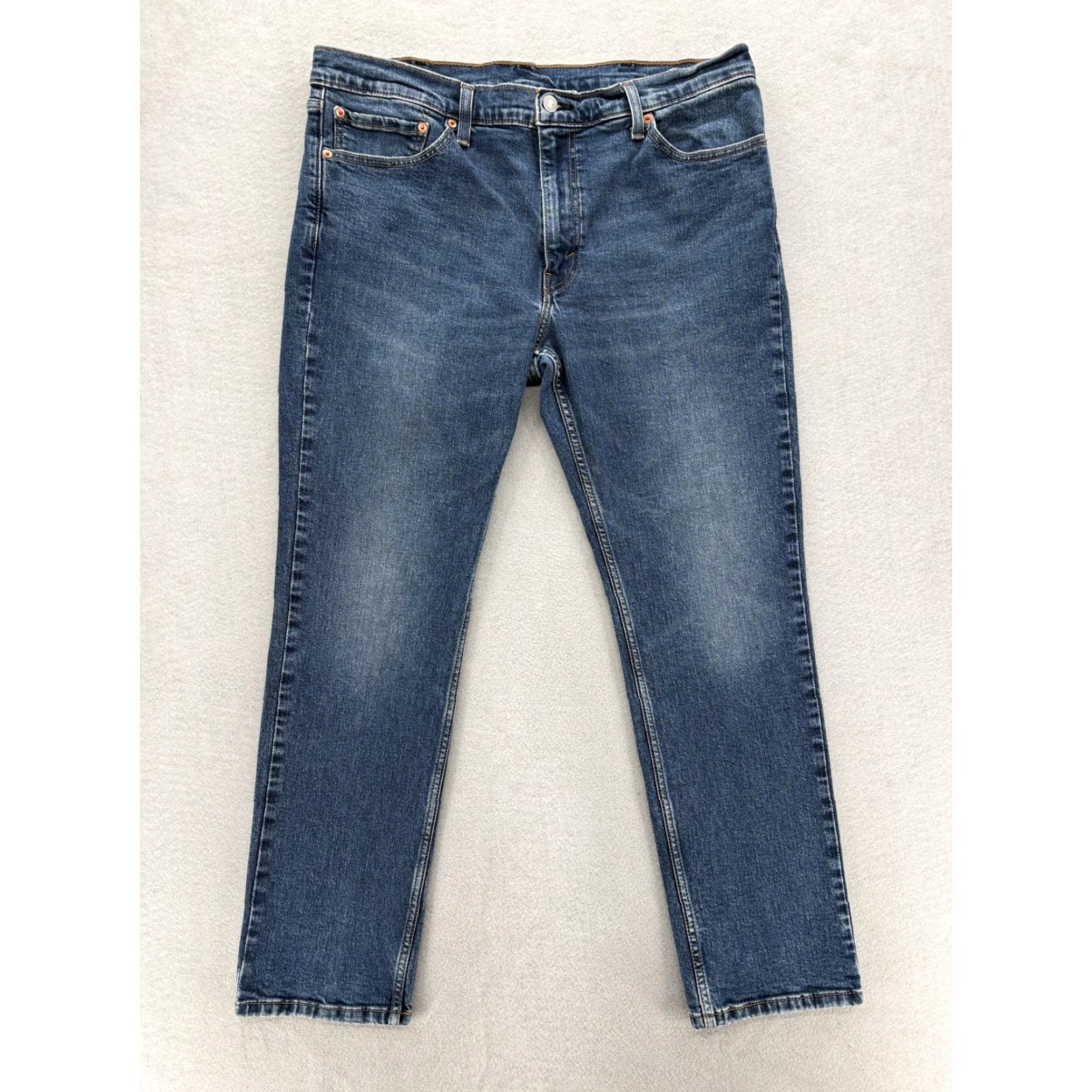Levi's Levi's 511 Jeans Mens 38x30 Blue Medium Wash Slim Straight Denim Stretch Casual Size US 38 / EU 54 - 2 Thumbnail