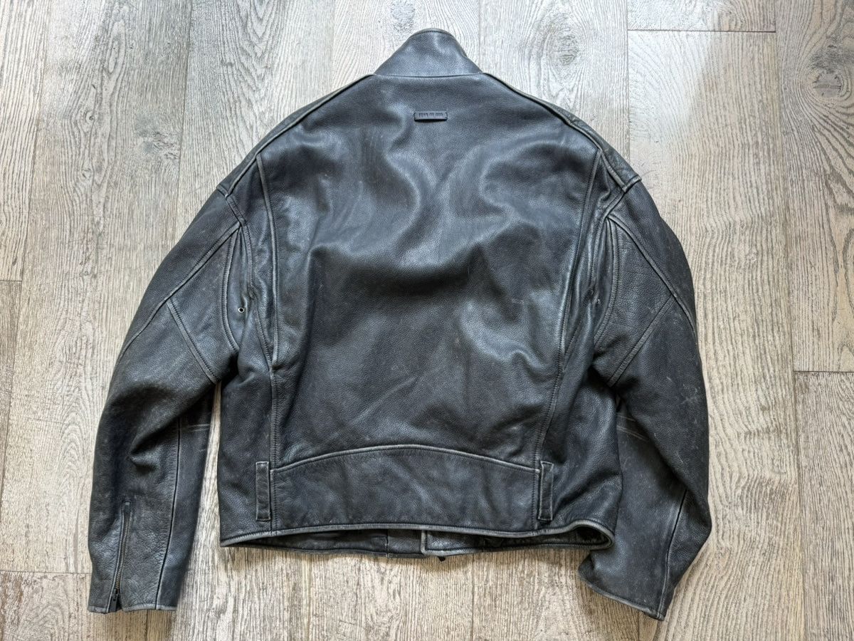 Fear of God Fear of God Distressed Leather Motorcycle Jacket Size US M / EU 48-50 / 2 - 7 Thumbnail
