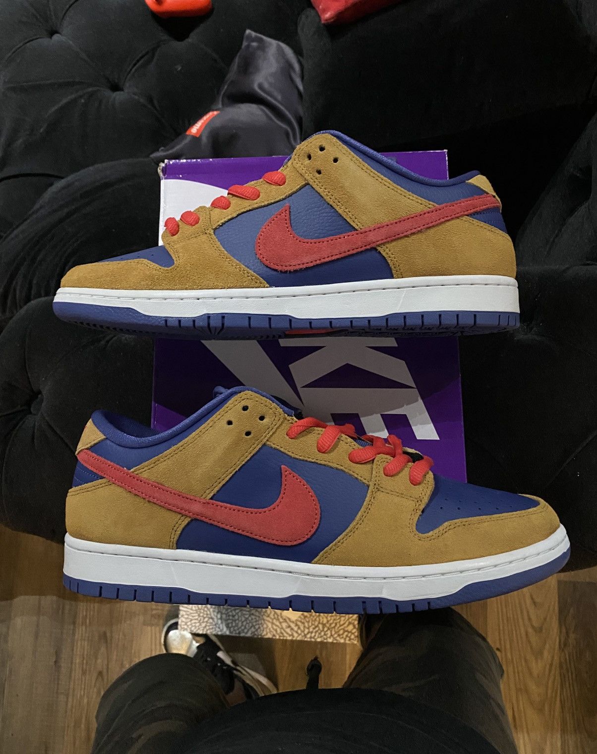 Nike Nike Dunk SB Low Reverse Papa Bear BQ6817-700 Men Sz 12 Used Size US 12 / EU 45 - 2 Thumbnail