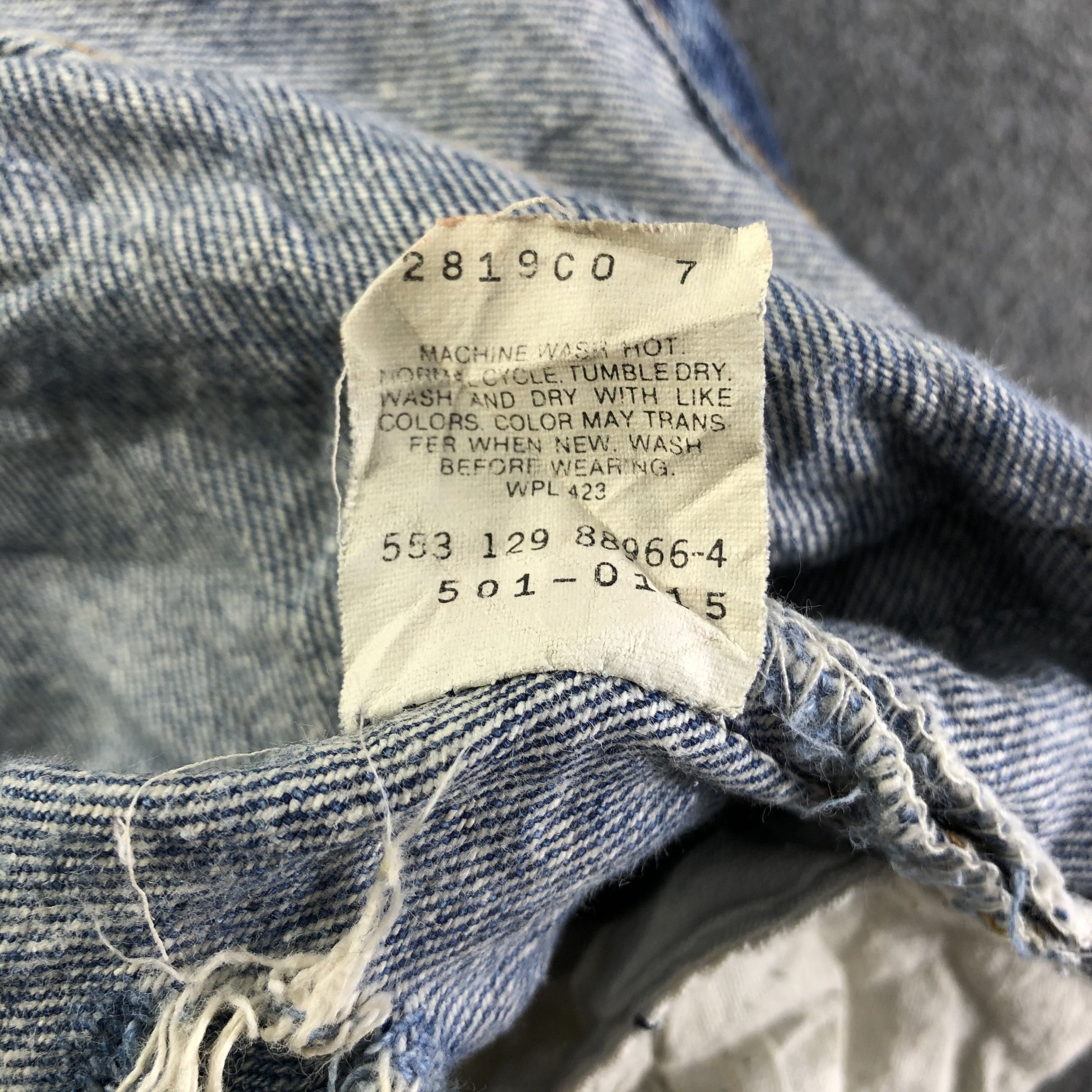 Levi's × Vintage Vintage Levis 501 Jeans-J4575 Size 32" / US 10 / IT 46 - 10 Thumbnail
