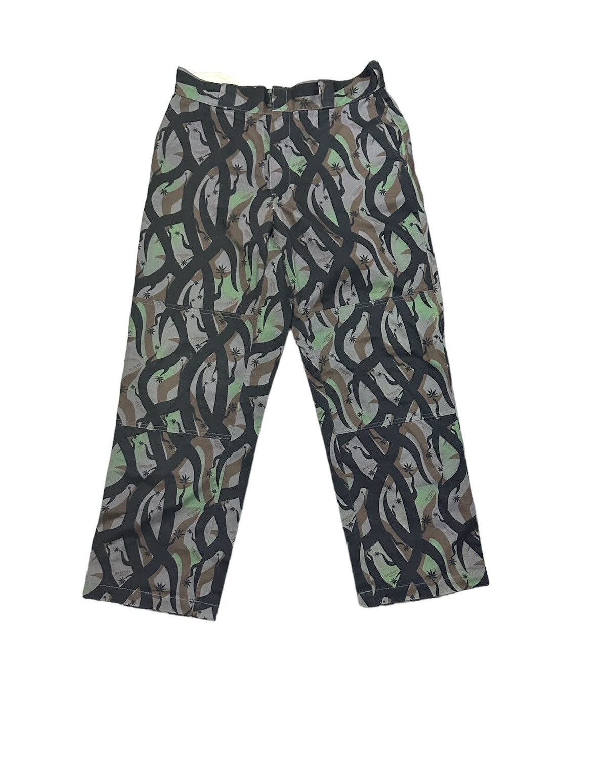 Japanese Brand Hardhits double knee cotton pants camo Size US 32 / EU 48 - 1 Thumbnail