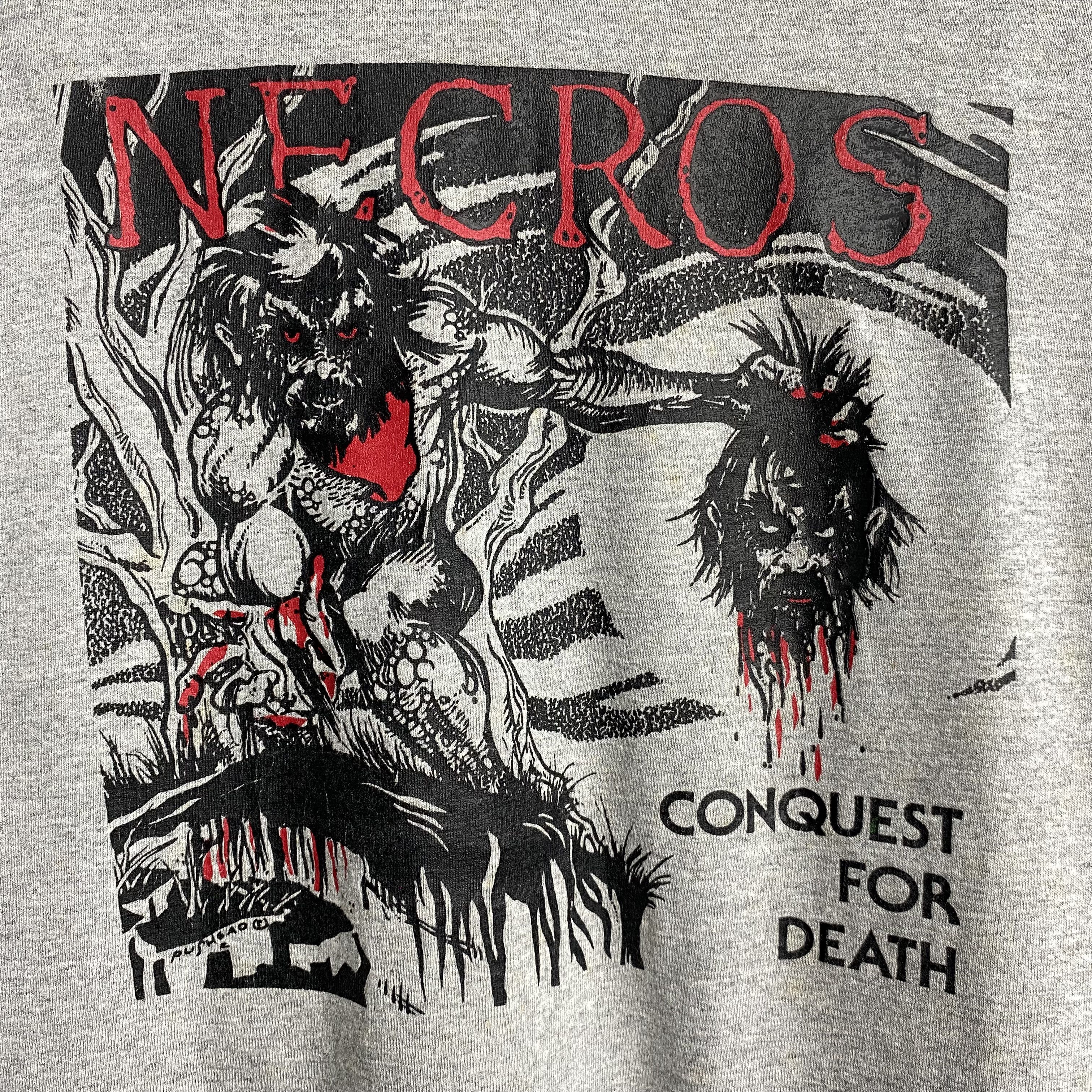 Band Tees NECROS Conquest for Death Vintage Mid 2000s Size US M / EU 48-50 / 2 - 2 Thumbnail