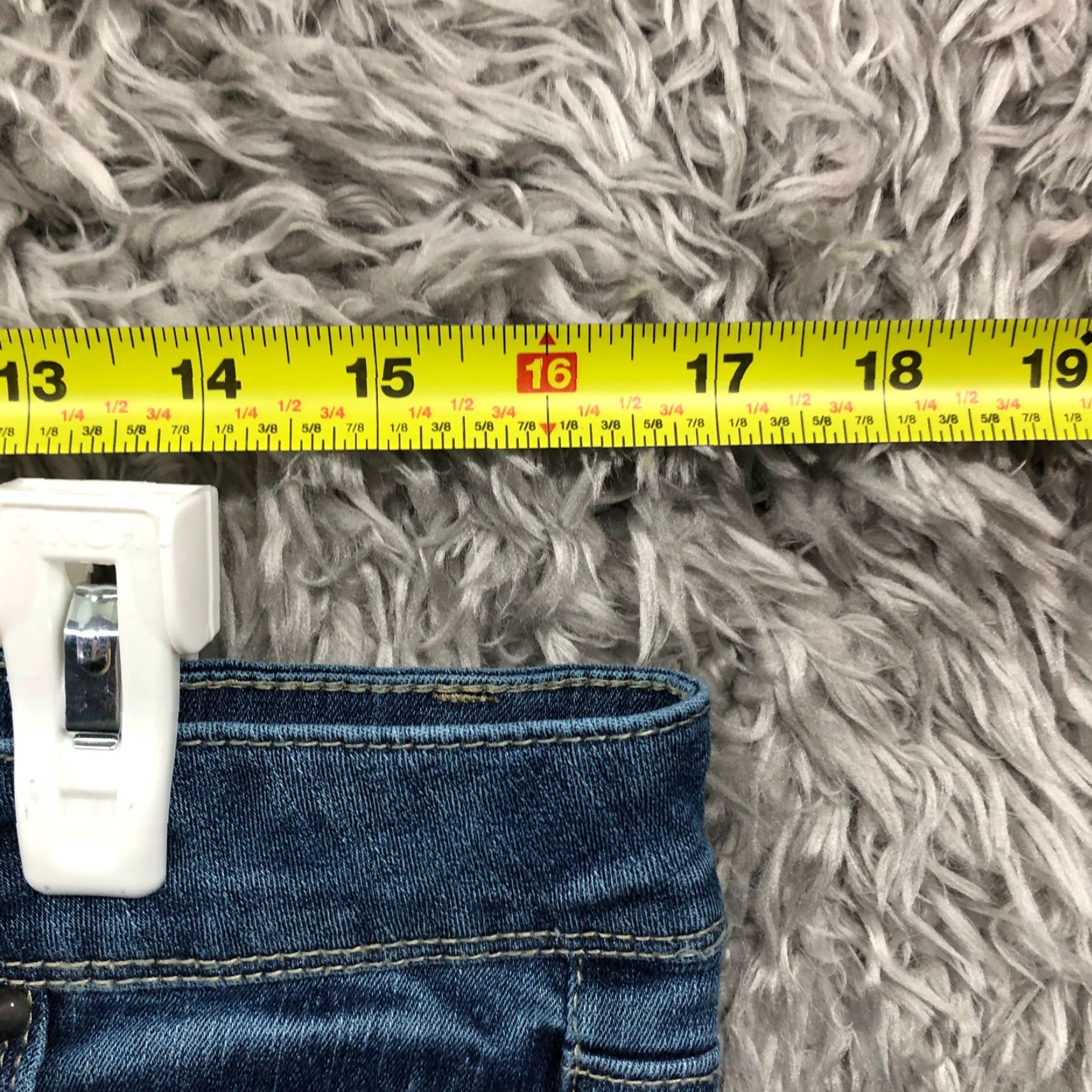 Vintage Celebrity Pink Jeans Juniors Size 13 Ankle Zip Mid Rise Dark Wash Blue Denim Womens Size 34" / US 12 / IT 48 - 2 Thumbnail