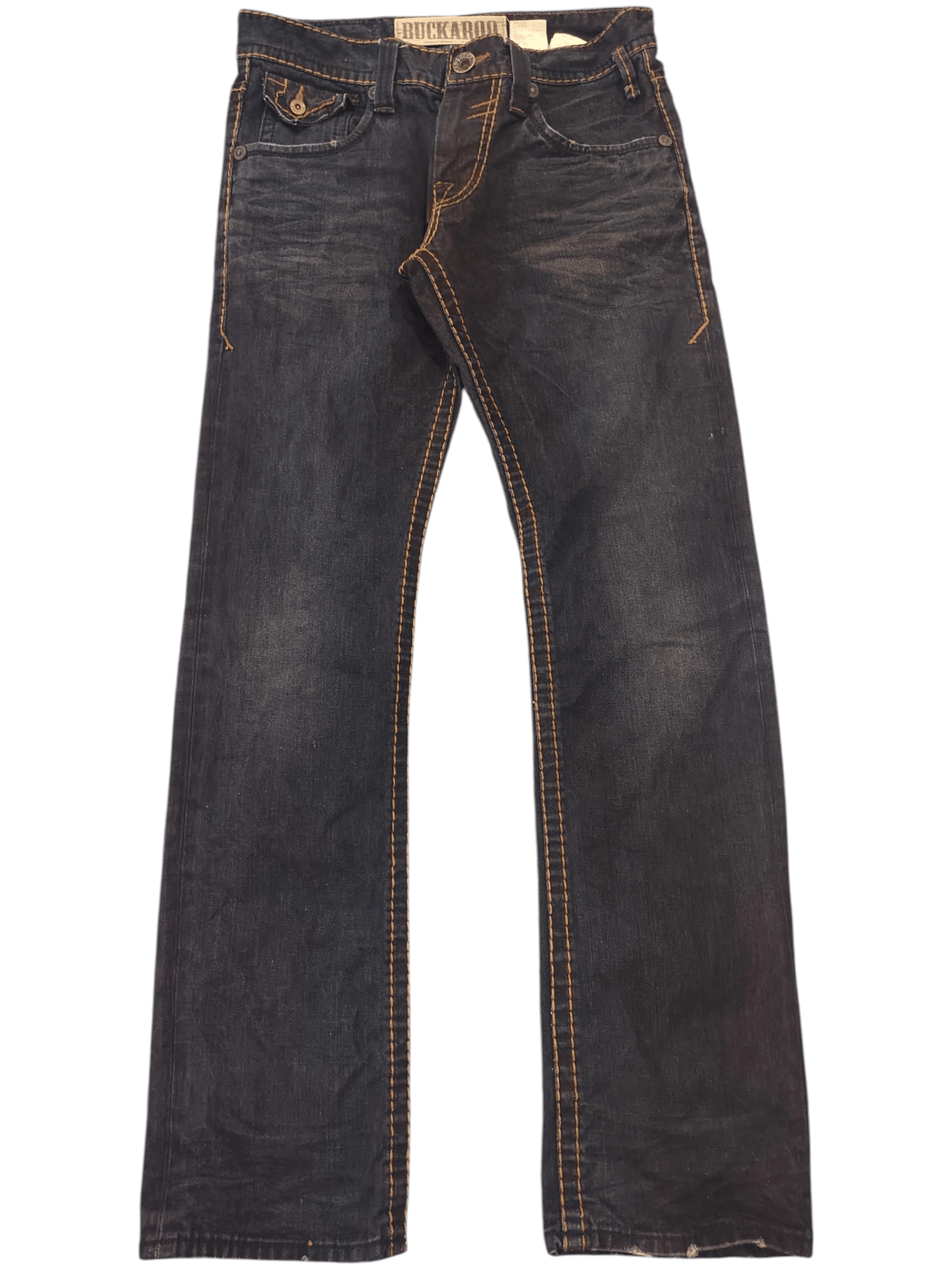BUCKAROO Japanese Buckaroo Jeans Brown Stitch Size US 32 / EU 48 - 2 Thumbnail