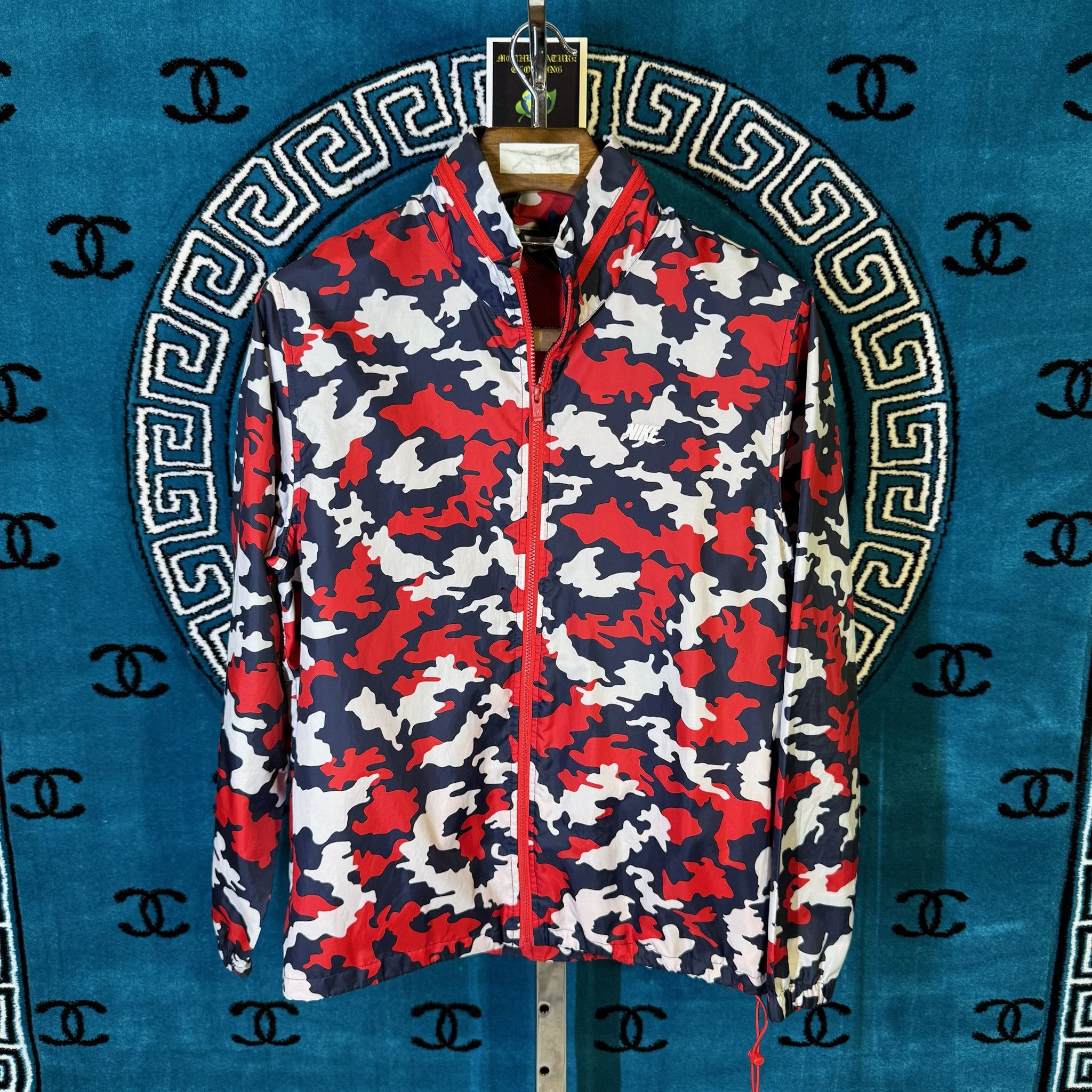 Nike GODDESS OF VICTORY CAMO ZIP UP SWEATER Size US L / EU 52-54 / 3 - 1 Thumbnail