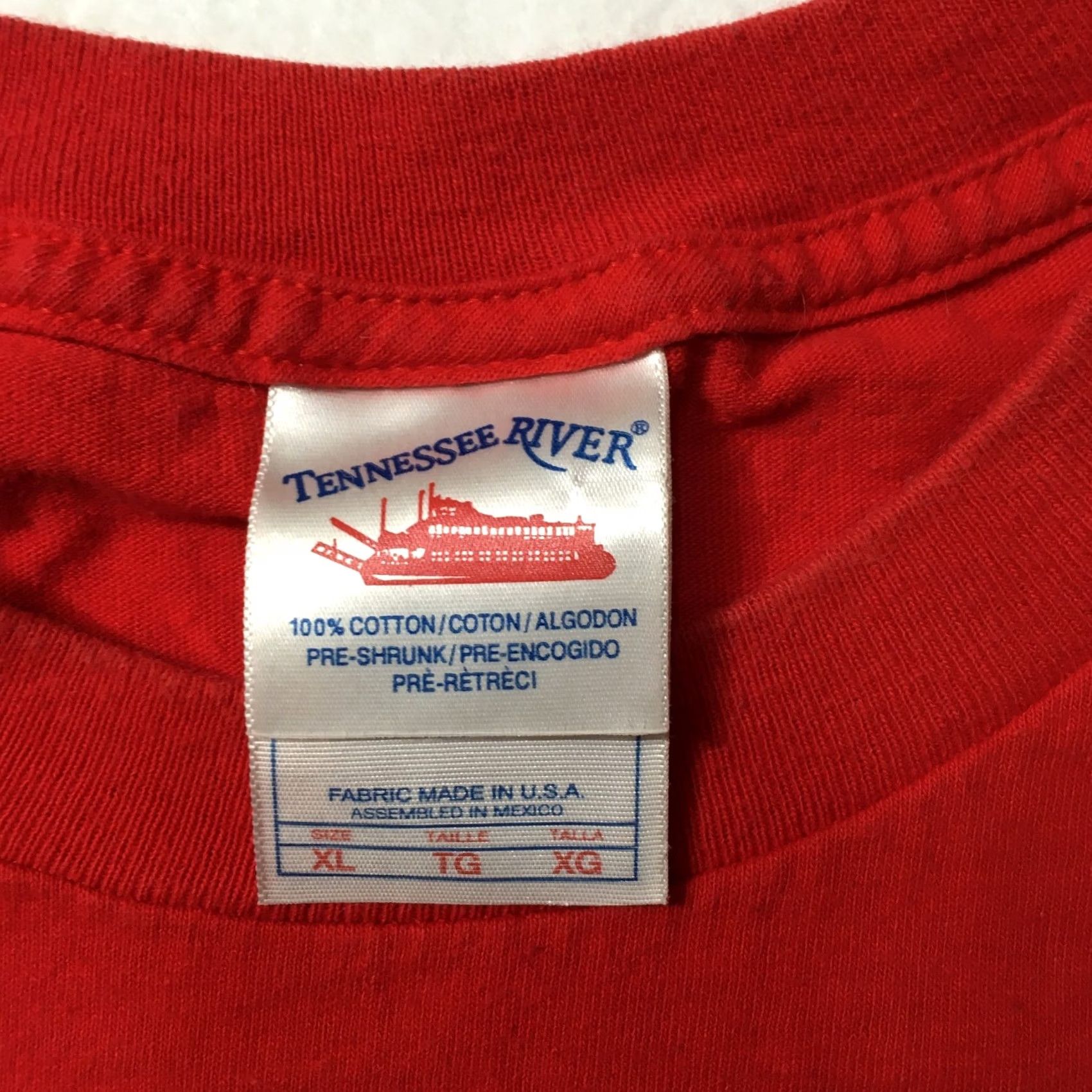 Vintage VINTAGE 1980s Hoover Dam Las Vegas Single Stitch Shirt XL Red 80s Men Size US XL / EU 56 / 4 - 3 Thumbnail