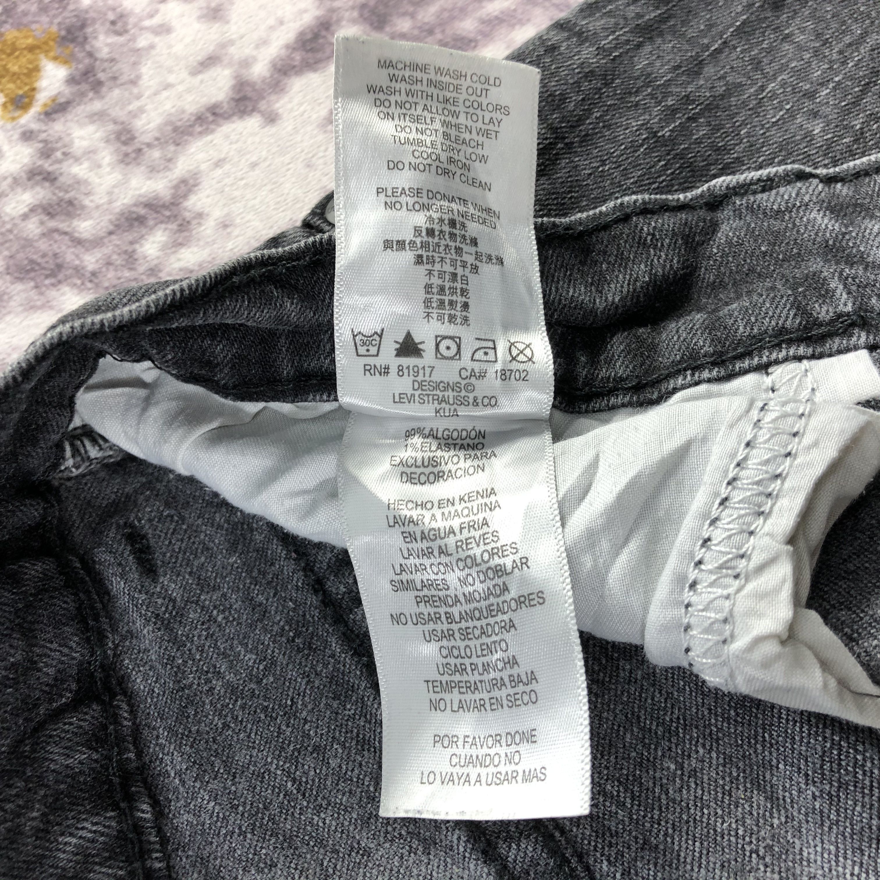 Levi's × Vintage Vintage Faded Black Levis 511 Jeans-JM3169 Size US 30 / EU 46 - 13 Thumbnail