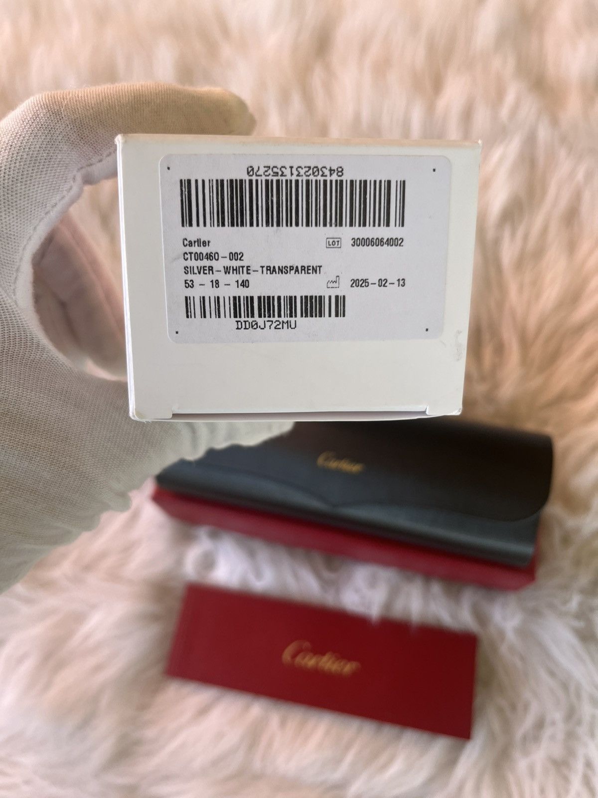 Cartier Cartier Buffalo Horn Platinum Diamond Cut Frames Sunglasses Size ONE SIZE - 11 Thumbnail