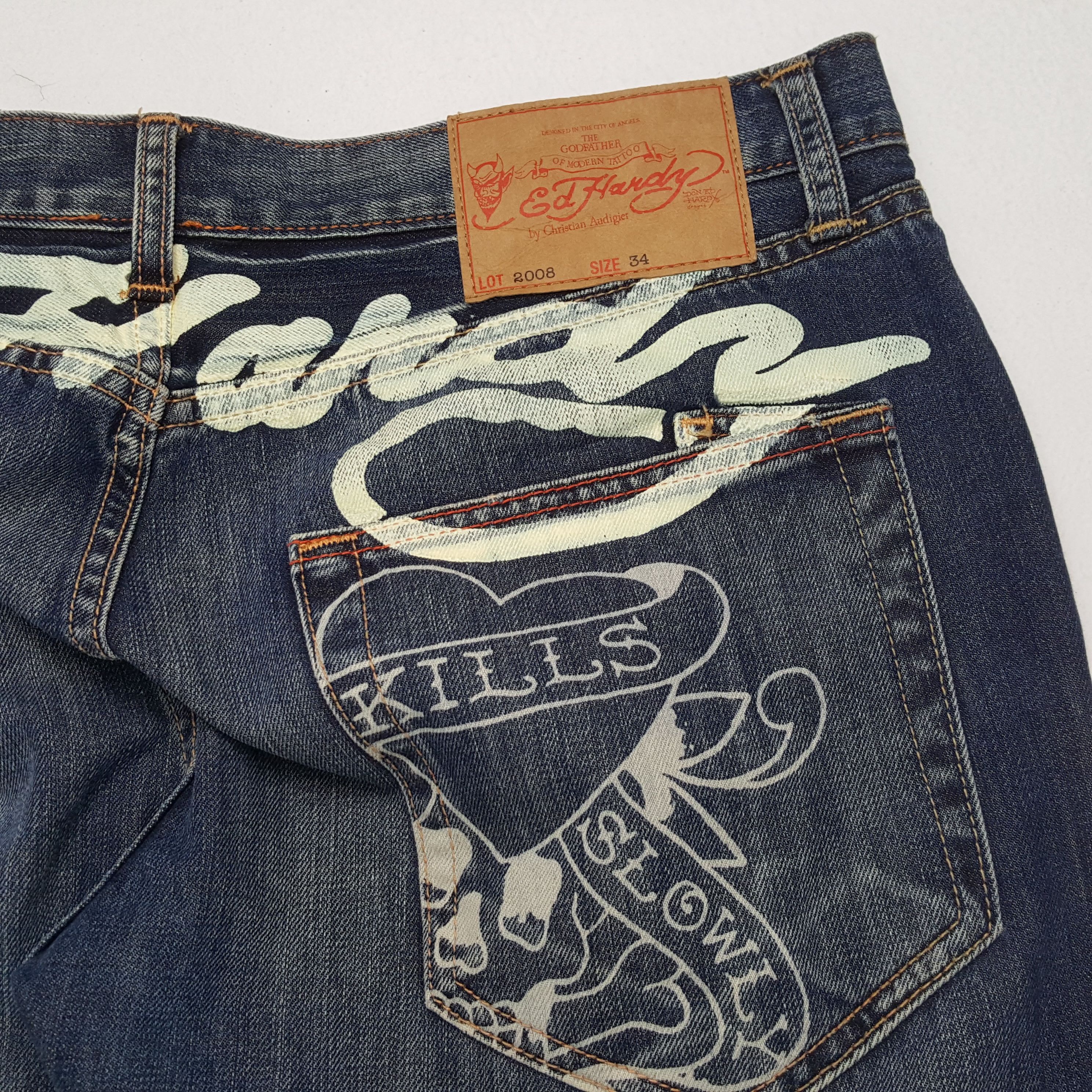 ED HARDY by CHRSTIAN AUDIGIER Fashion Style Jeans