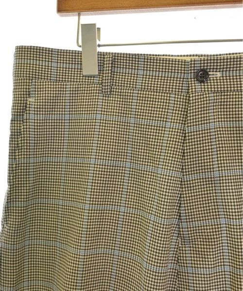 Comme des Garcons Homme Plus Cropped Pants Wool Check Zip Up Sarouel Pattern Multicolor Size US 35 - 4 Thumbnail