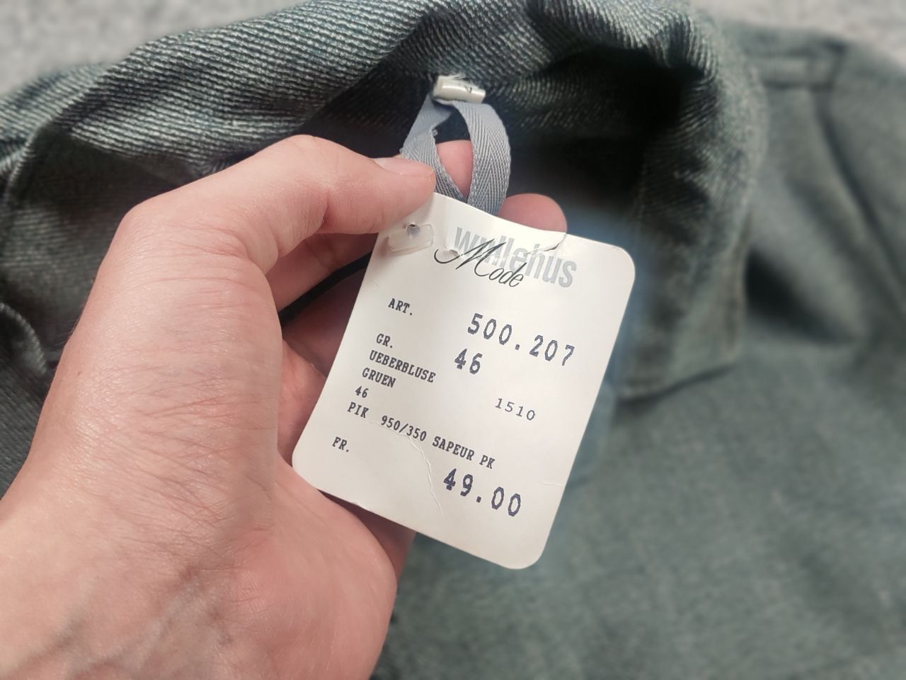 Vintage Vintage Wullehus Marsum Sanfor Swiss Chore Workwear Jacket Size US M / EU 48-50 / 2 - 11 Thumbnail