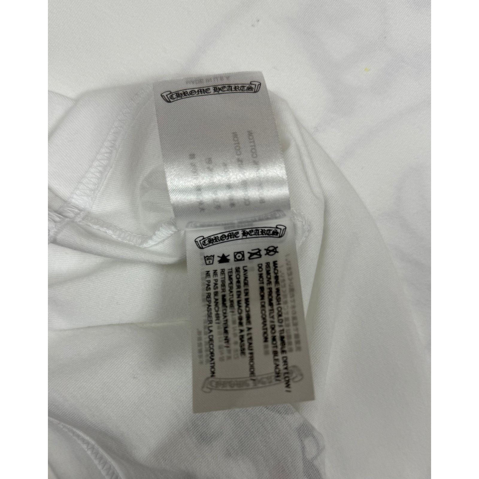 Chrome Hearts Chrome Hearts White Malibu Exclusive Logo Tee Size US M / EU 48-50 / 2 - 8 Thumbnail