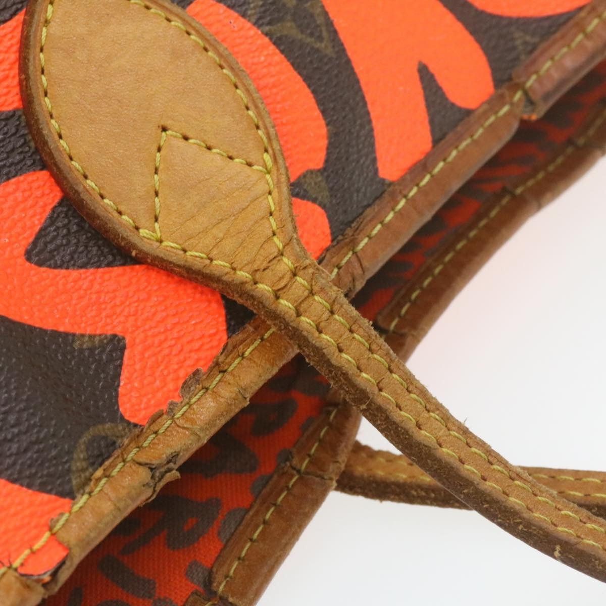 Louis Vuitton LOUIS VUITTON Monogram Graffiti Neverfull GM Tote Bag M93702 Size ONE SIZE - 13 Thumbnail