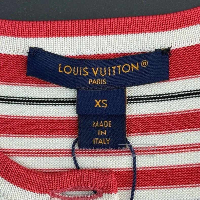 Louis Vuitton Louis Vuitton Red stripe badge logo mulberry silk vest Size XS / US 0-2 / IT 36-38 - 5 Thumbnail