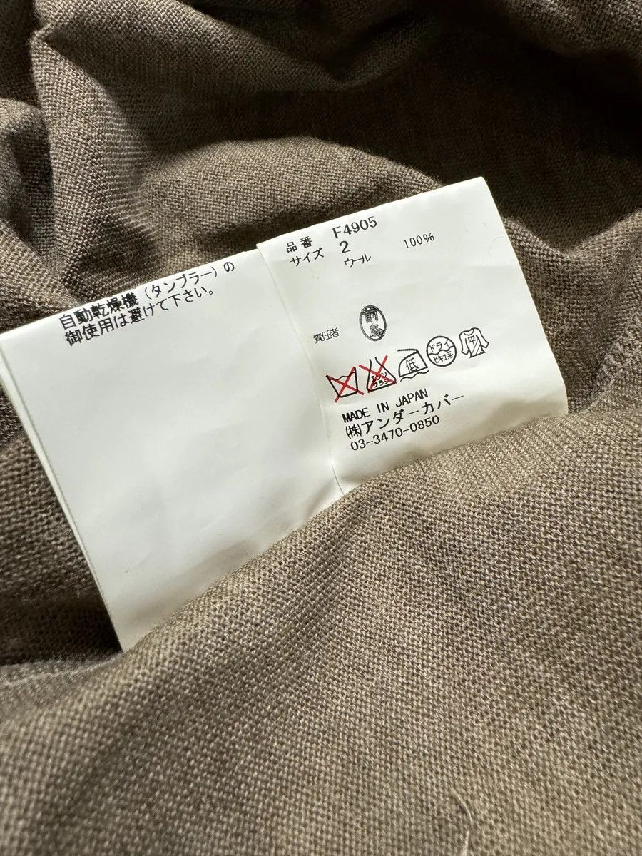 Undercover FW2010 Undercover Camel Wool Jacquard Cardigan Size US M / EU 48-50 / 2 - 7 Thumbnail