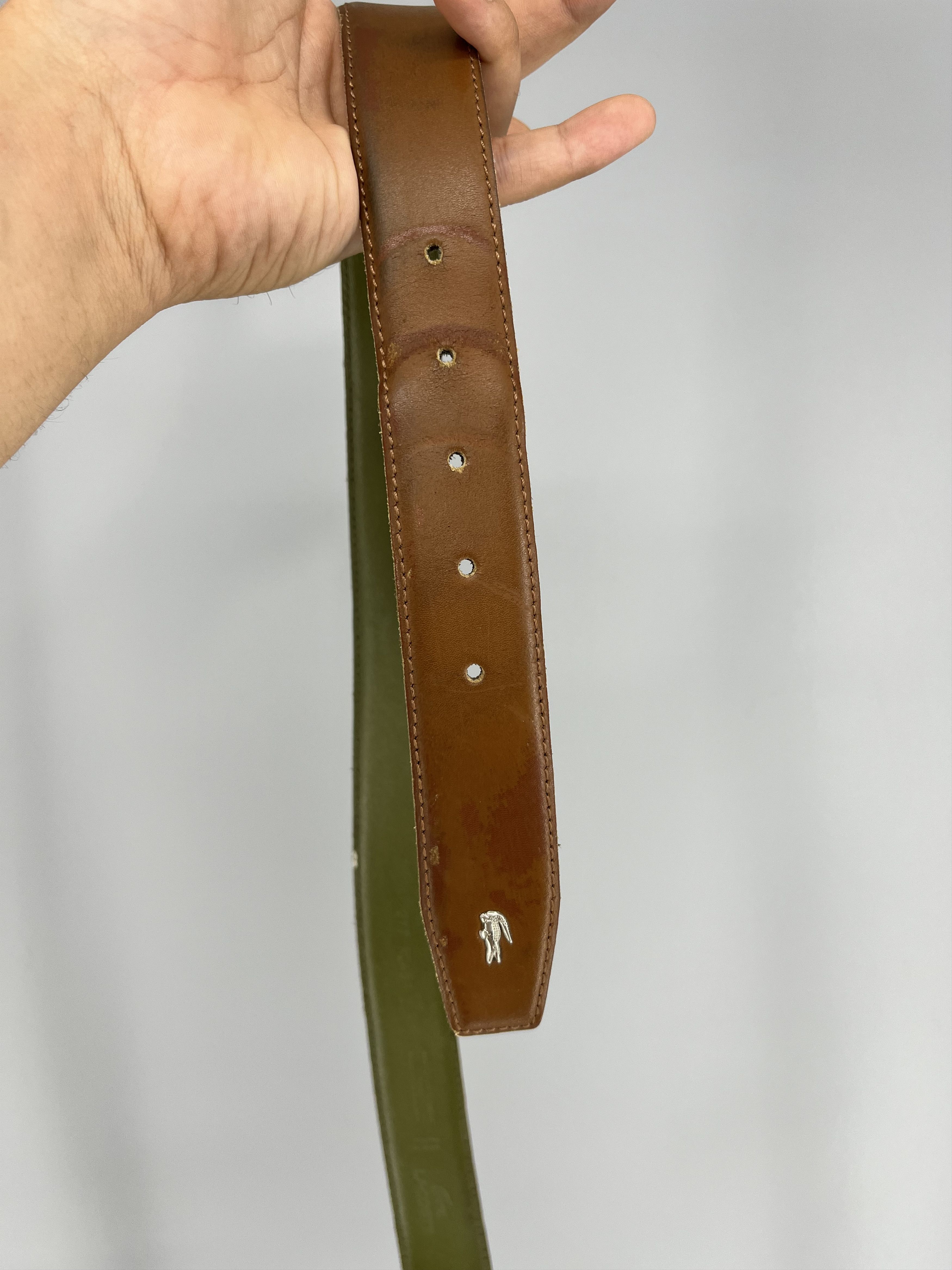 Lacoste Vintage Y2K Reversible Vintage Lacoste Belt Size ONE SIZE - 7 Thumbnail