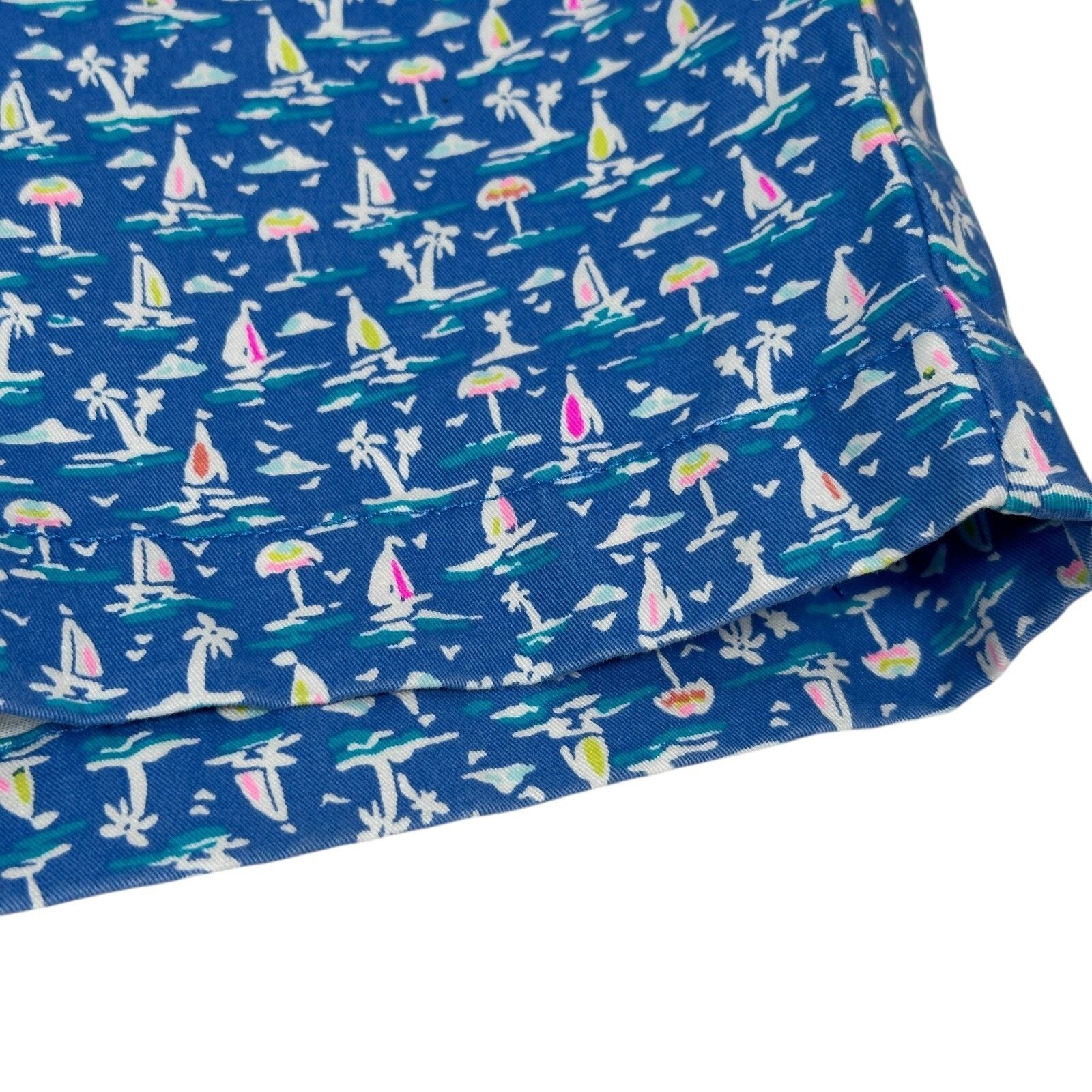 Vineyard Vines Vineyard Vines 7” Breaker Short Men’s 32 Blue AOP Cotton New Size US 32 / EU 48 - 3 Thumbnail