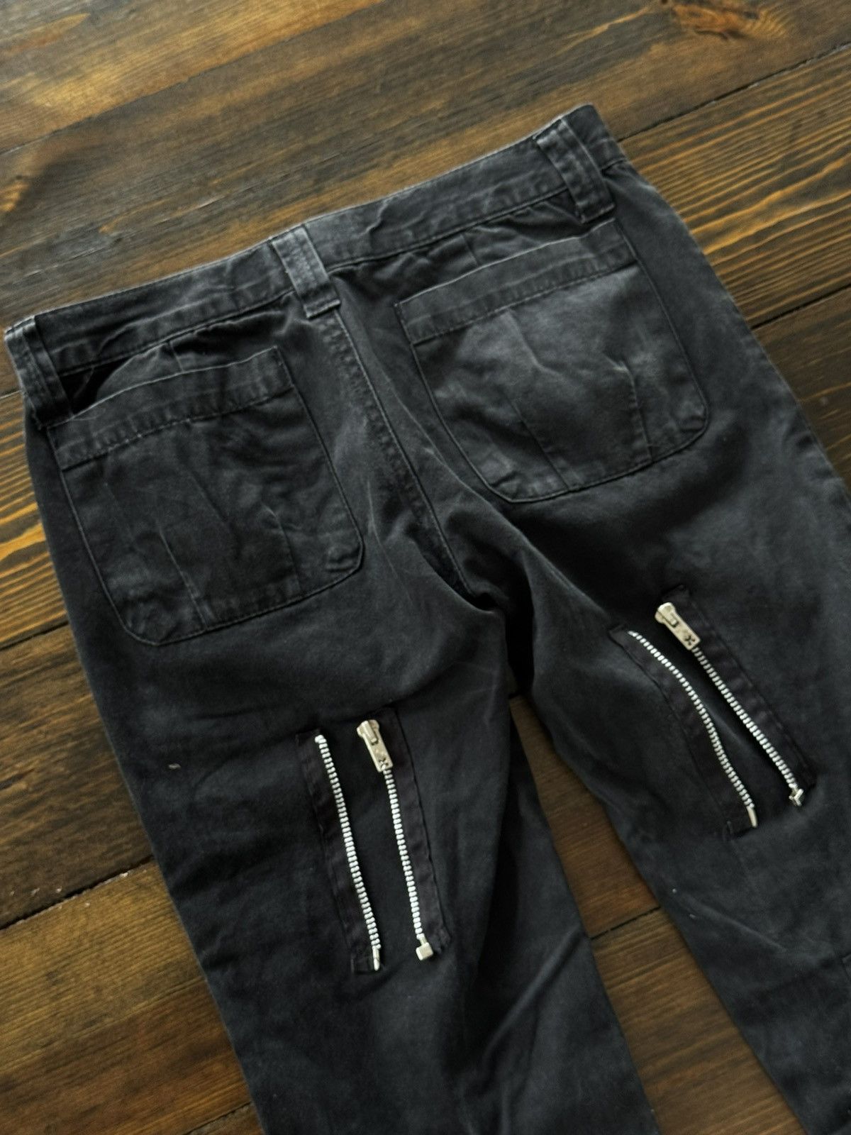 Tripp NYC Pinstripe Bondage Y2K Goth Vibe Pants