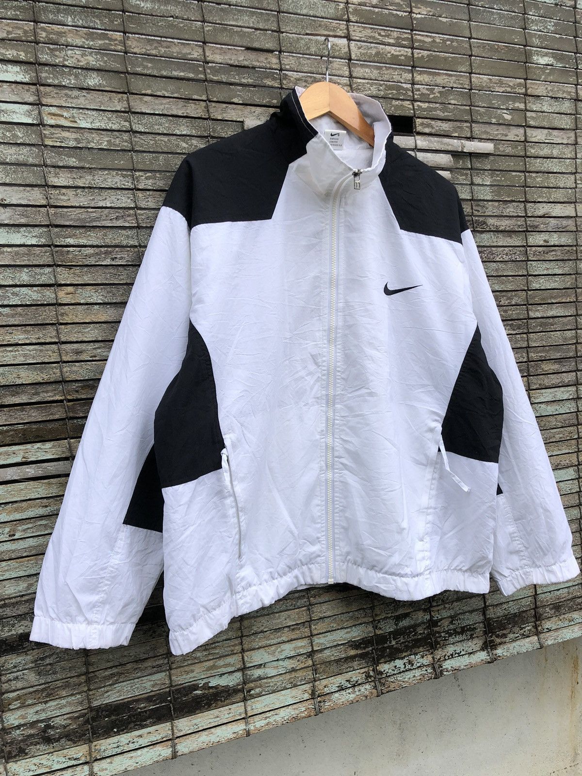 Japanese Brand Vintage Nike Colour Block Fullzipper Light Jacket Size US XL / EU 56 / 4 - 4 Thumbnail