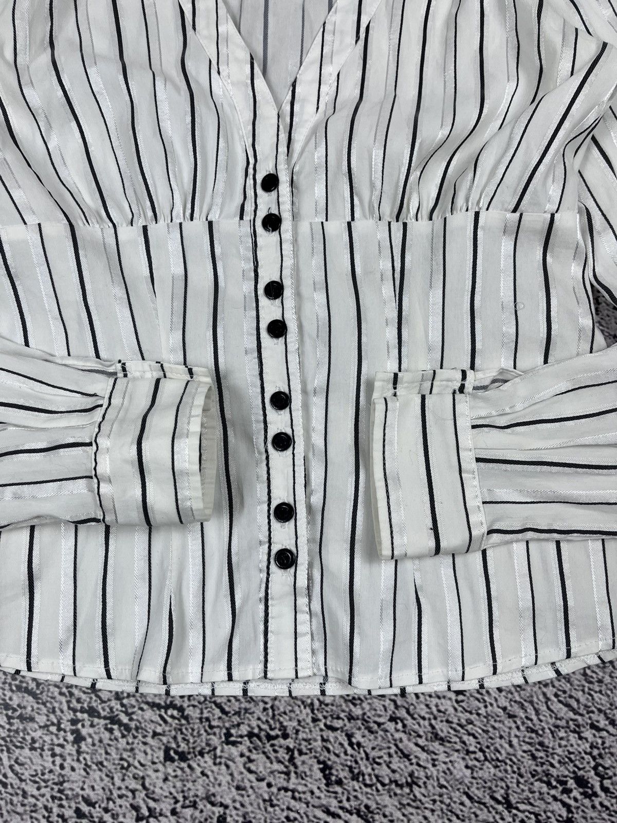 Morgan De Toi Vintage Morgan De Toi Shirt / Blouse AvantGarde Gothic Size S / US 4 / IT 40 - 6 Thumbnail