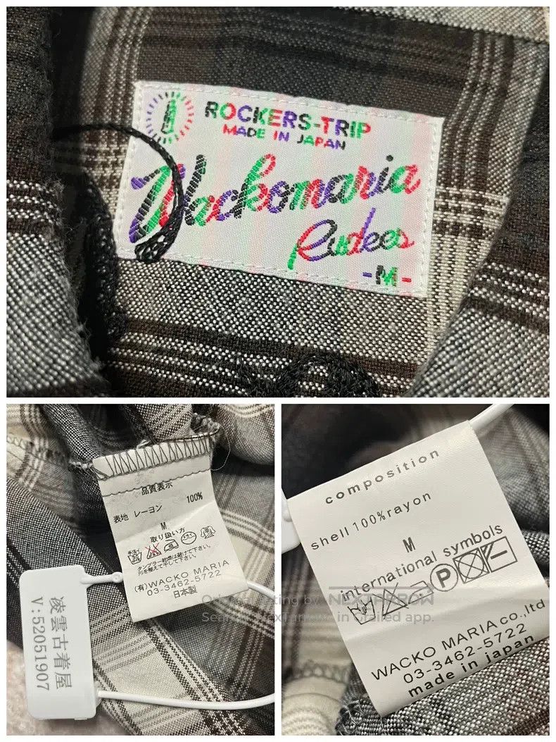 Wacko Maria Wacko Maria Vintage gradient plaid embroidered long-sleeve Size US M / EU 48-50 / 2 - 7 Thumbnail