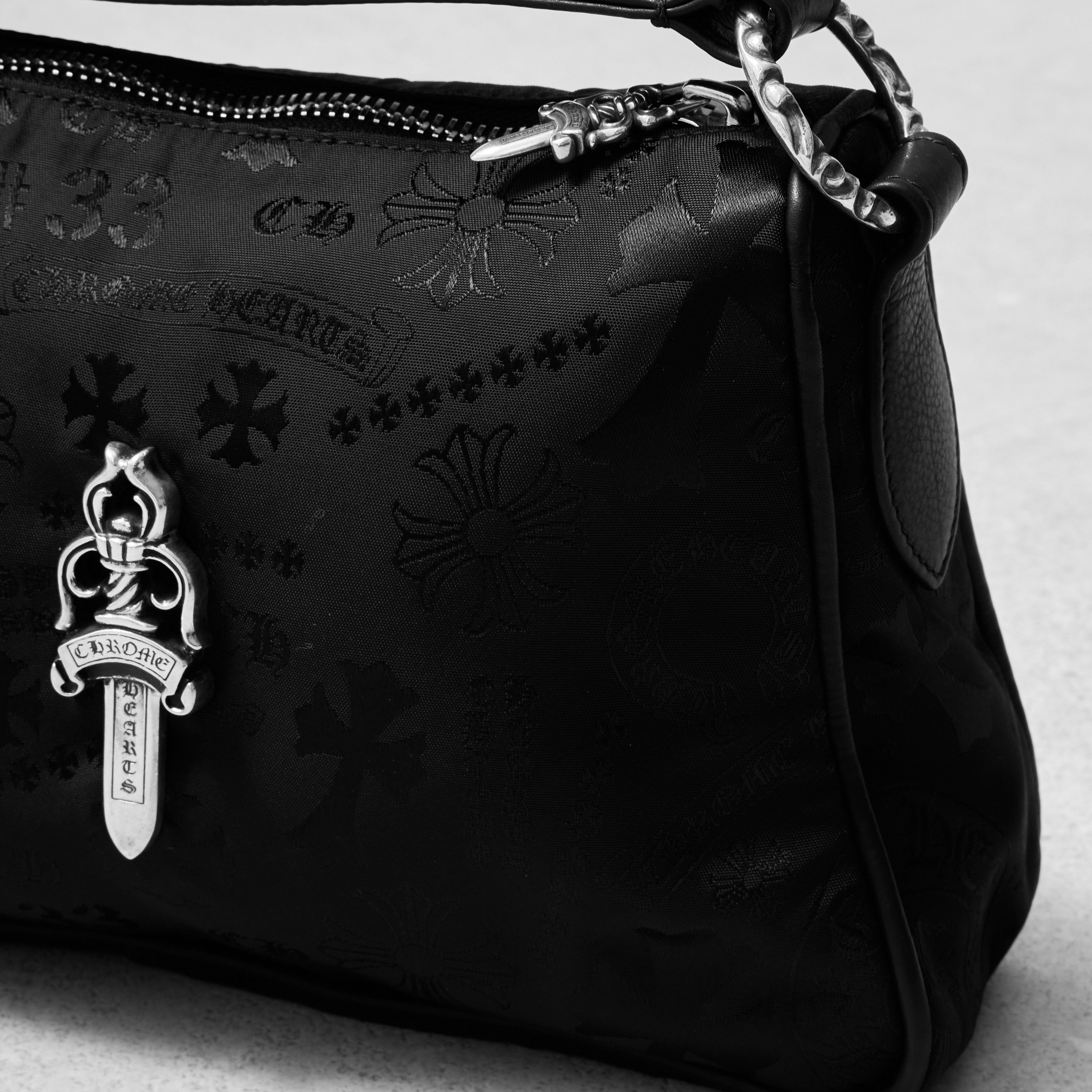 Chrome Hearts CHROME HEARTS Small Chicken Nugget Bag Multi Motif Nylon Size ONE SIZE - 4 Thumbnail