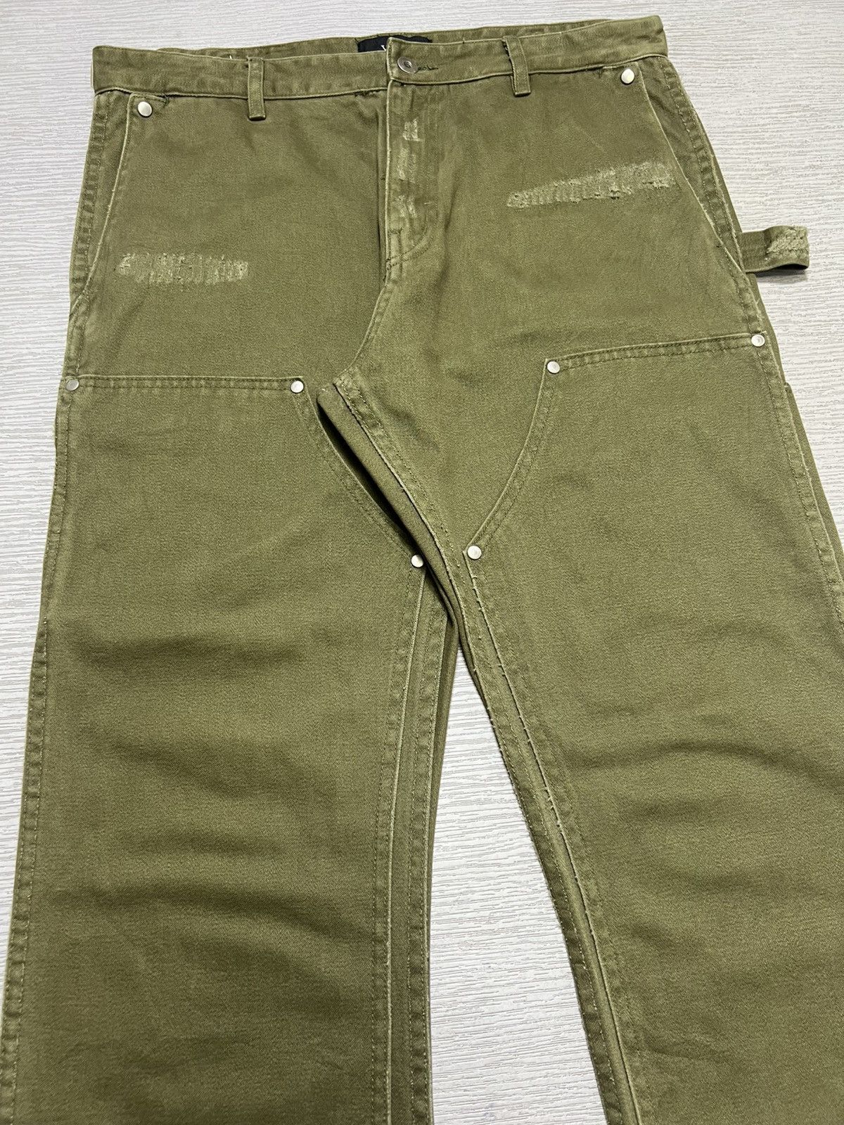 Vuja De Vuja De 004 Mori Distressed Double Knee Carpenter Pants Size US 34 / EU 50 - 7 Thumbnail