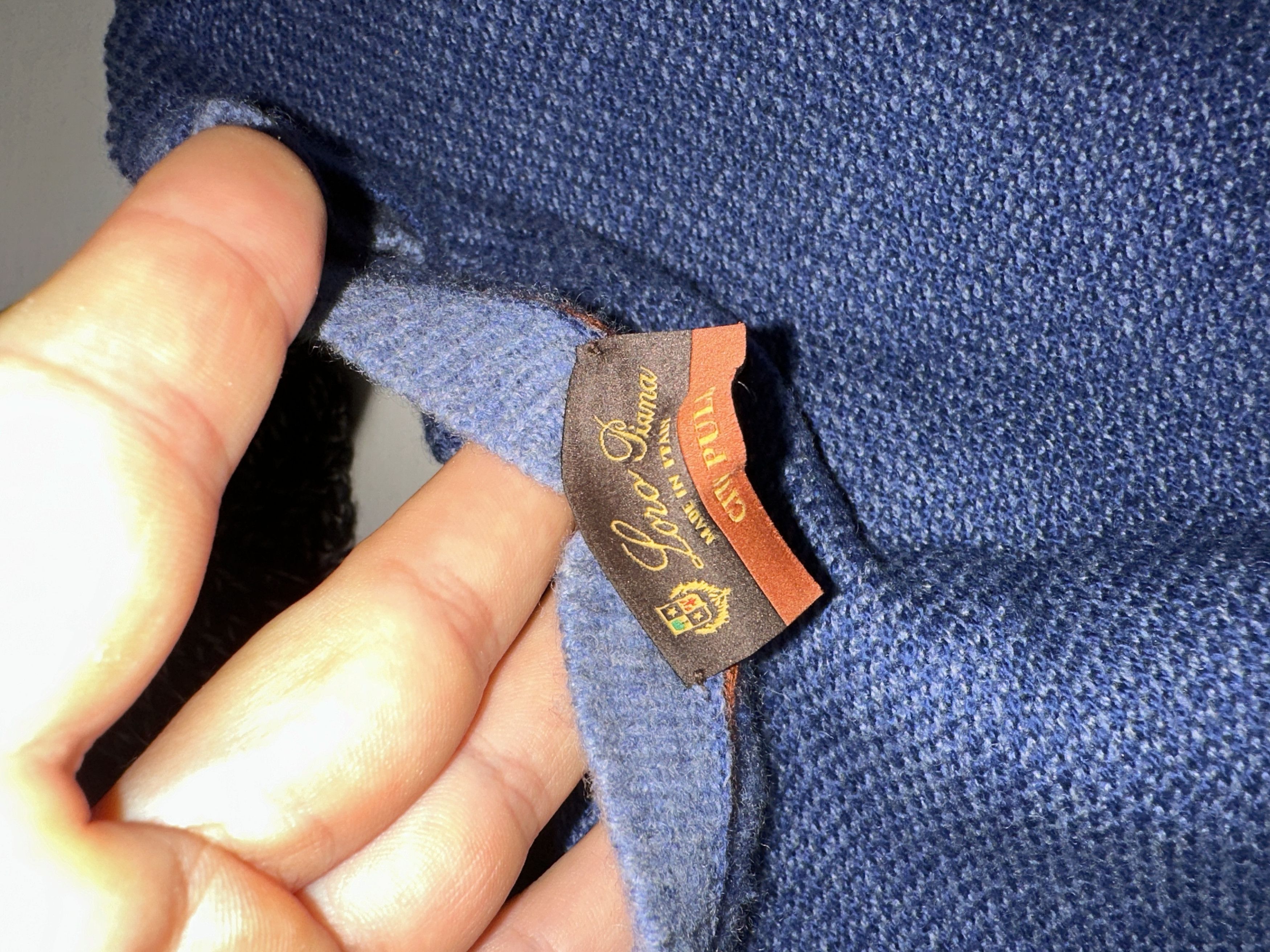 Loro Piana 1800€ Loro Piana City Pull Cashmere Light Pullover Size 58 Size US XXL / EU 58 / 5 - 15 Thumbnail