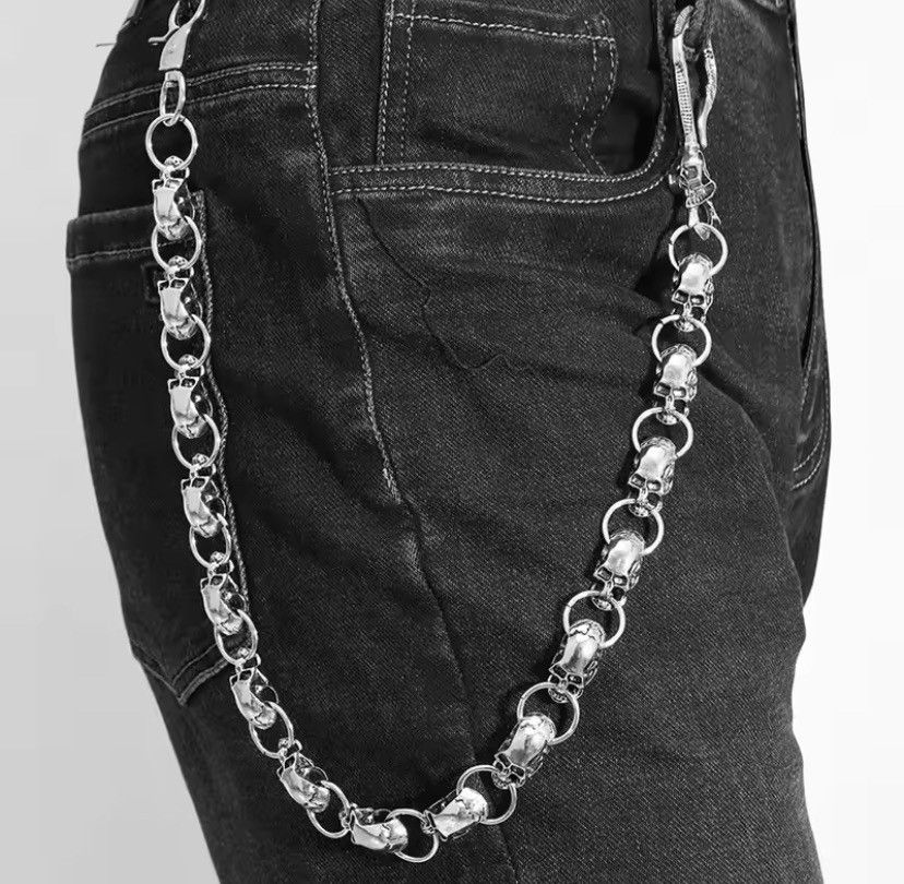 Other Skull Keychain Wallet Chain Size ONE SIZE - 1 Thumbnail