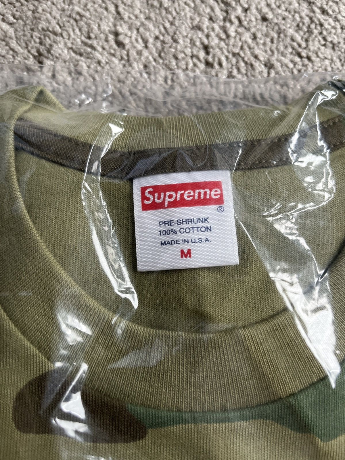 Supreme Supreme Verify tee size medium FW19 camo Size US M / EU 48-50 / 2 - 3 Thumbnail