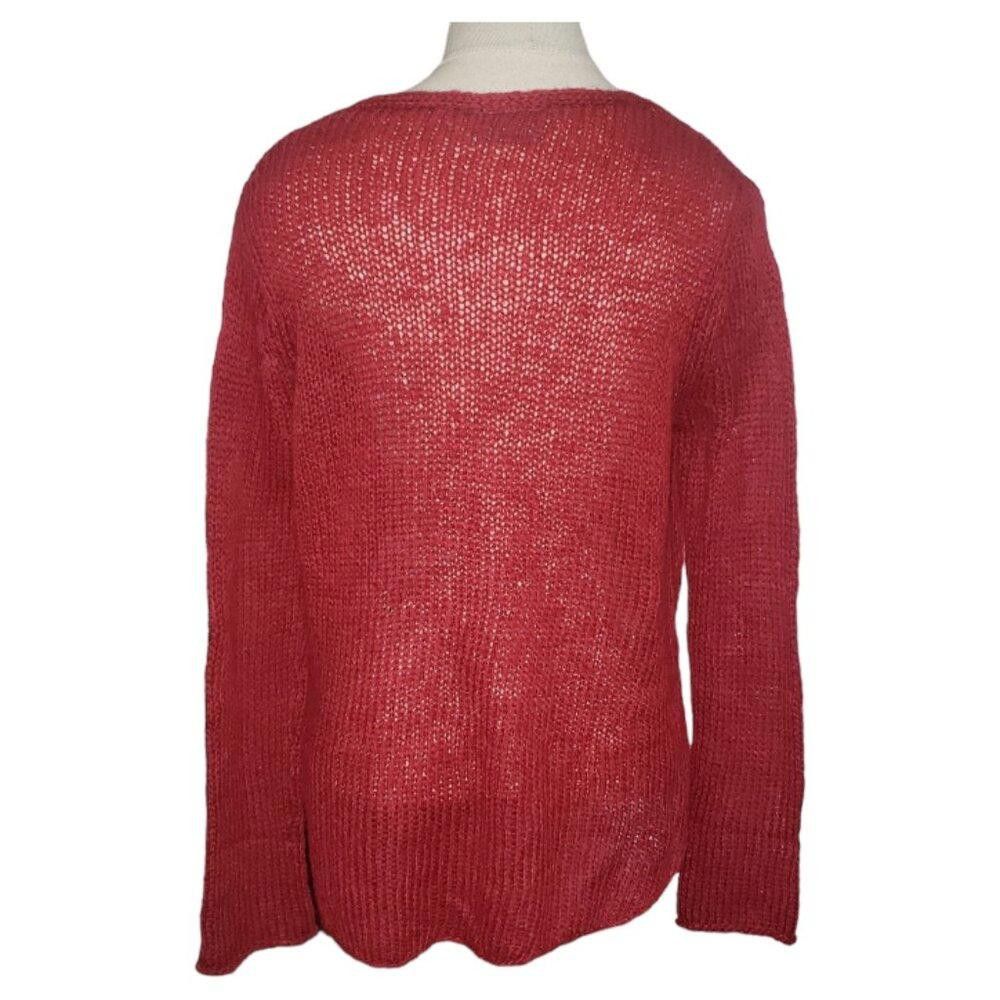 Designer CT1732 Wooden Ships Red Light weight Crew Neck Sweater XS Size XS / US 0-2 / IT 36-38 - 4 Thumbnail