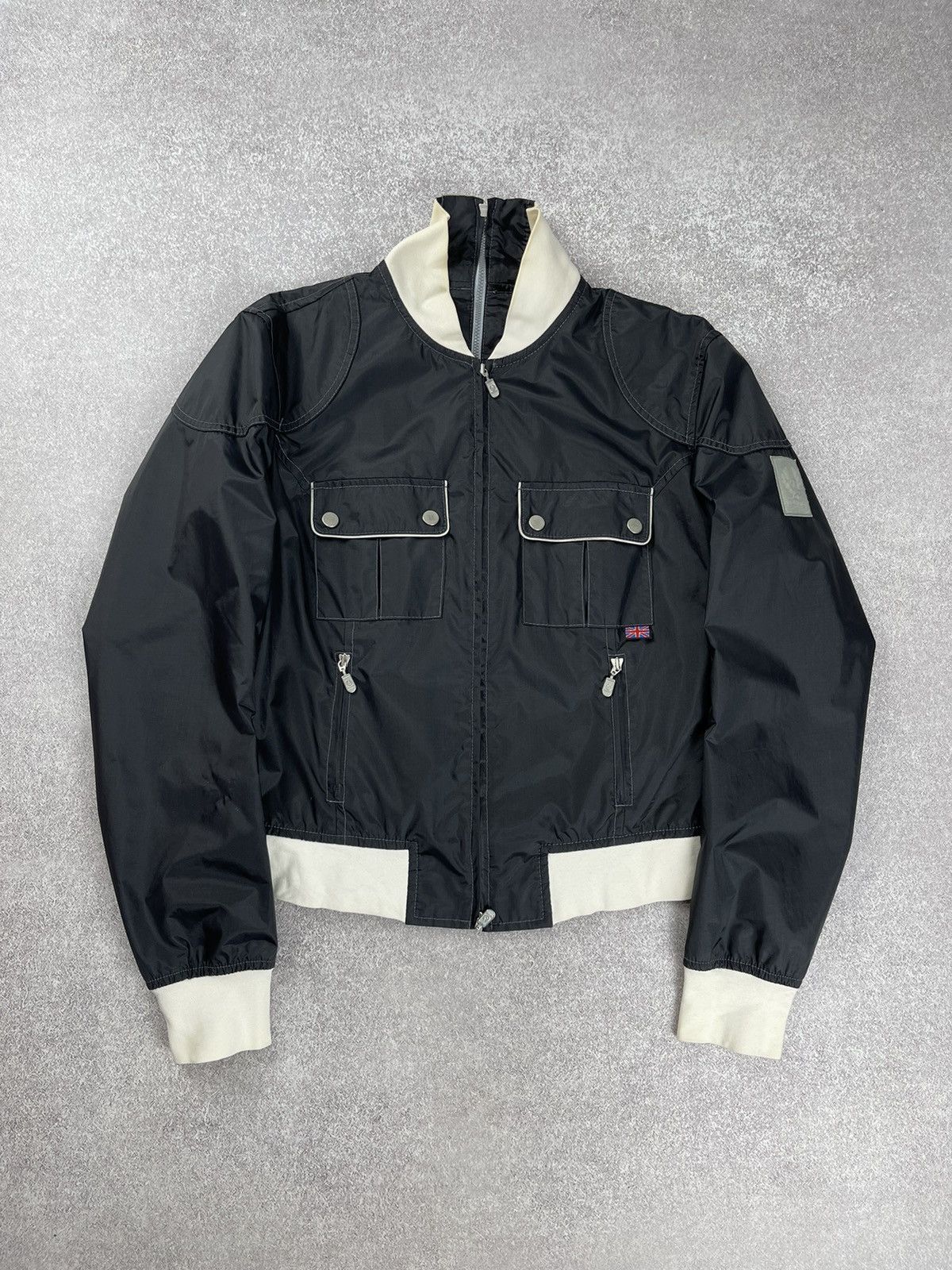 Belstaff × Vintage Vintage Belstaff Silver Label Nylon Reflective Jacket Size M / US 6-8 / IT 42-44 - 1 Thumbnail