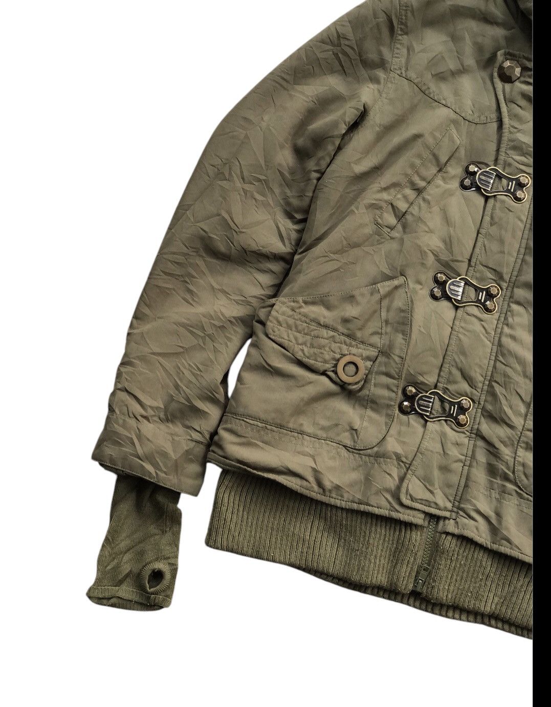 If Six Was Nine × Japanese Brand SLY Gimmick Fur Parka Cargo Jacket Ifsixwasnine Style Size US S / EU 44-46 / 1 - 7 Thumbnail