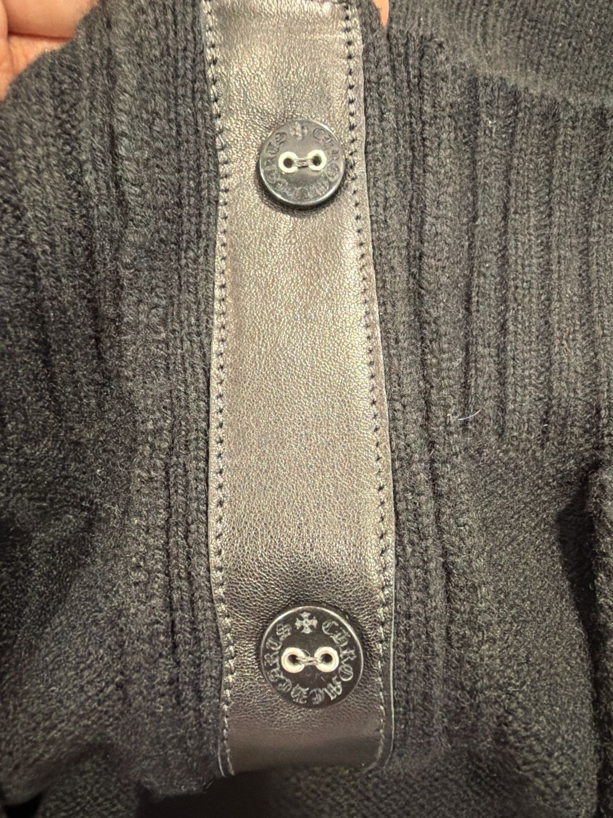 Chrome Hearts Chrome Hearts Vintage Black Cardigan Size US S / EU 44-46 / 1 - 4 Thumbnail
