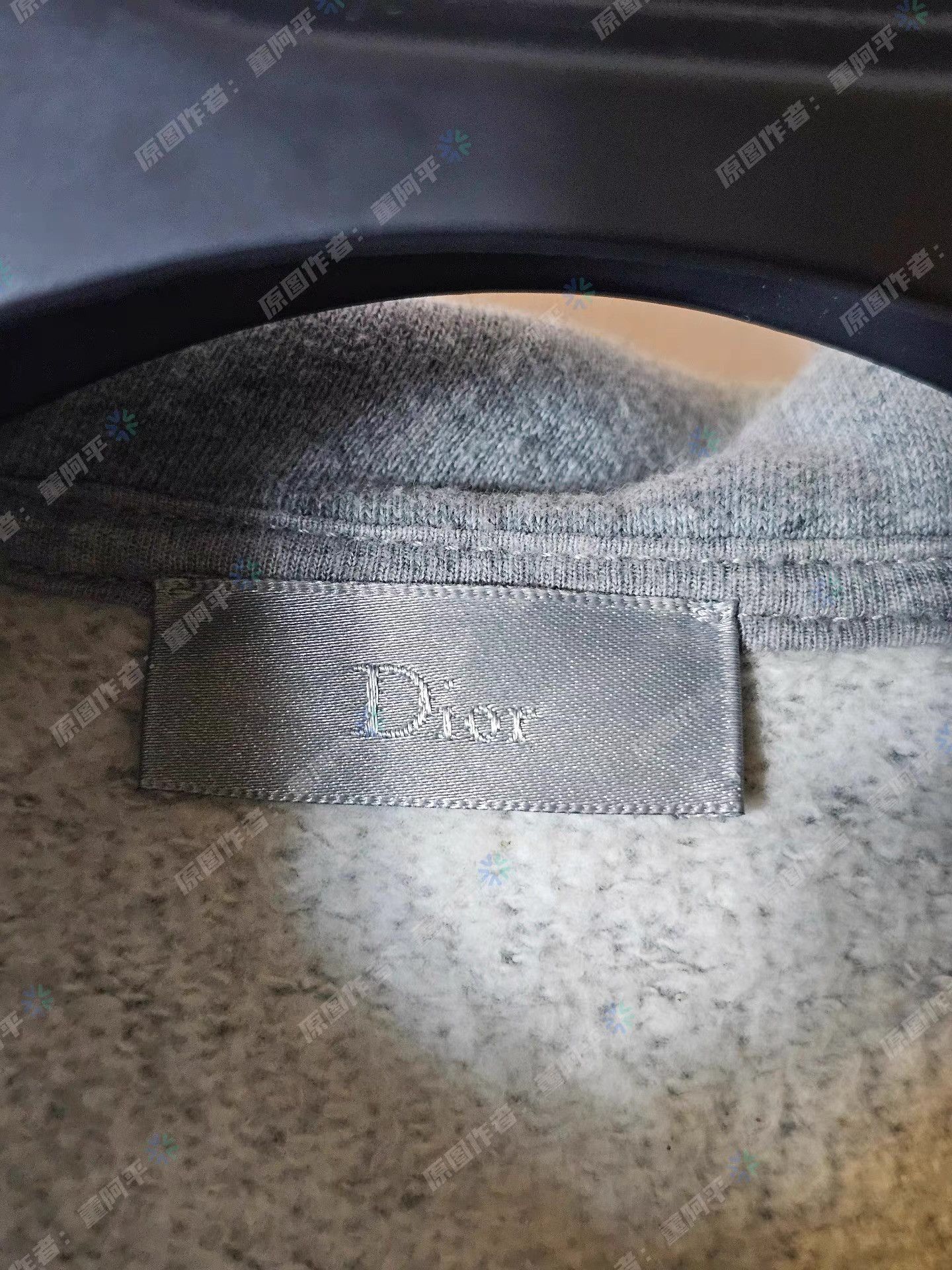 Dior Dior Homme Men's Gray Hooded Cardigan Sweatshirt Q4 Size US M / EU 48-50 / 2 - 4 Thumbnail
