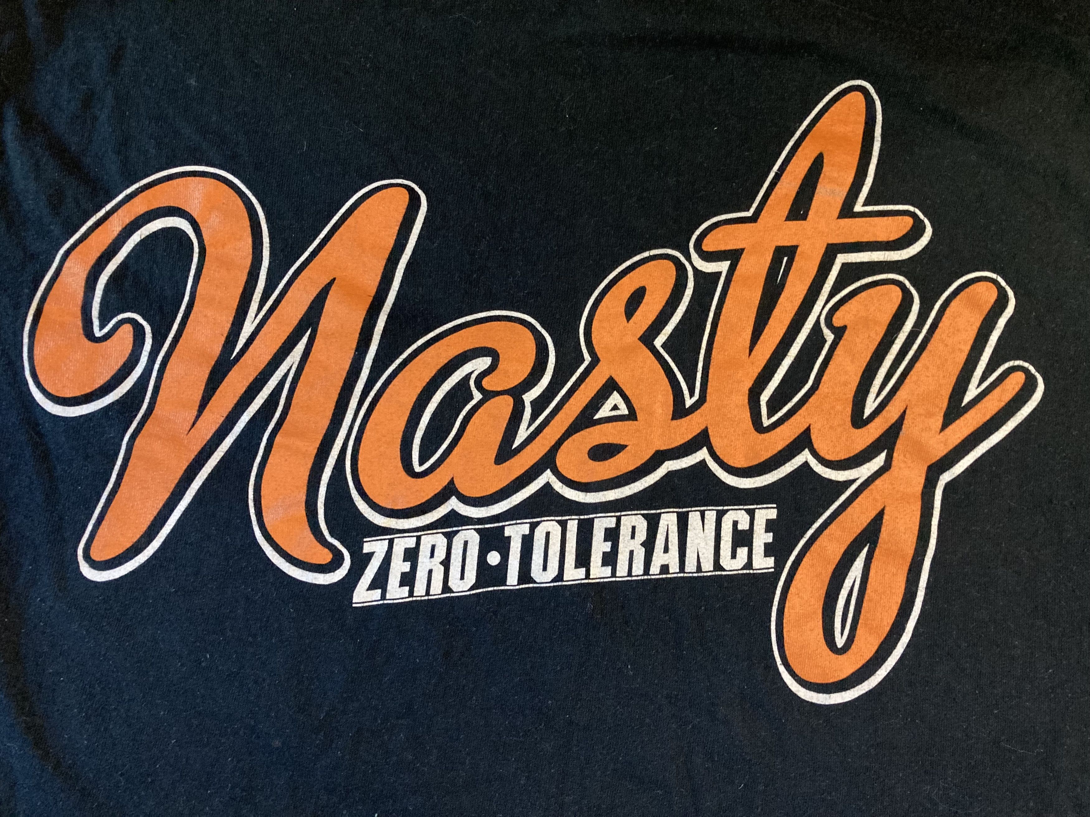 Band Tees × Vintage Vintage Nasty Zero Tolerance Band T shirt Size US S / EU 44-46 / 1 - 4 Thumbnail