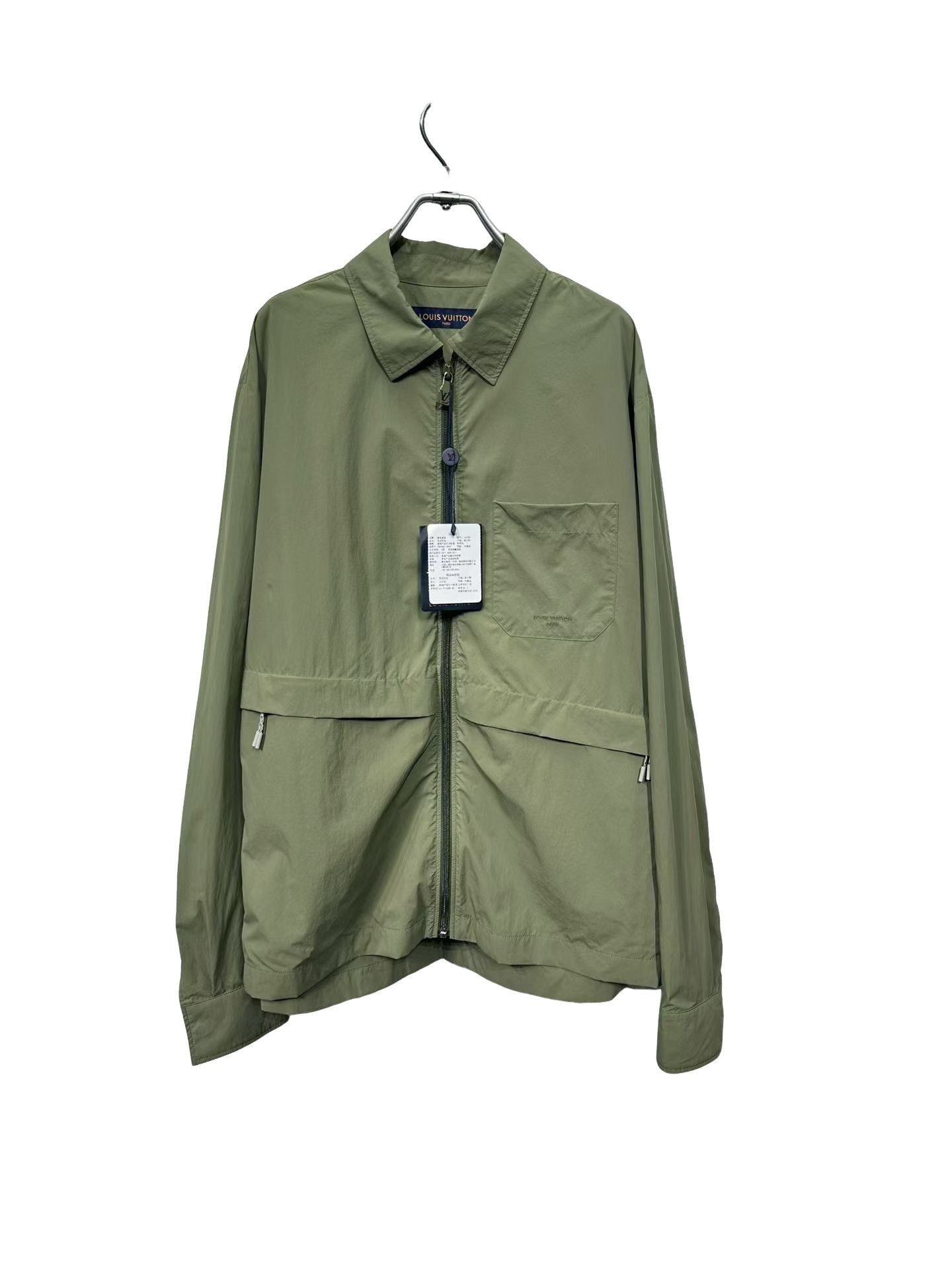 Louis Vuitton Louis Vuitton Green Pocket Zip-Up Jacket Size M Size US M / EU 48-50 / 2 - 1 Thumbnail