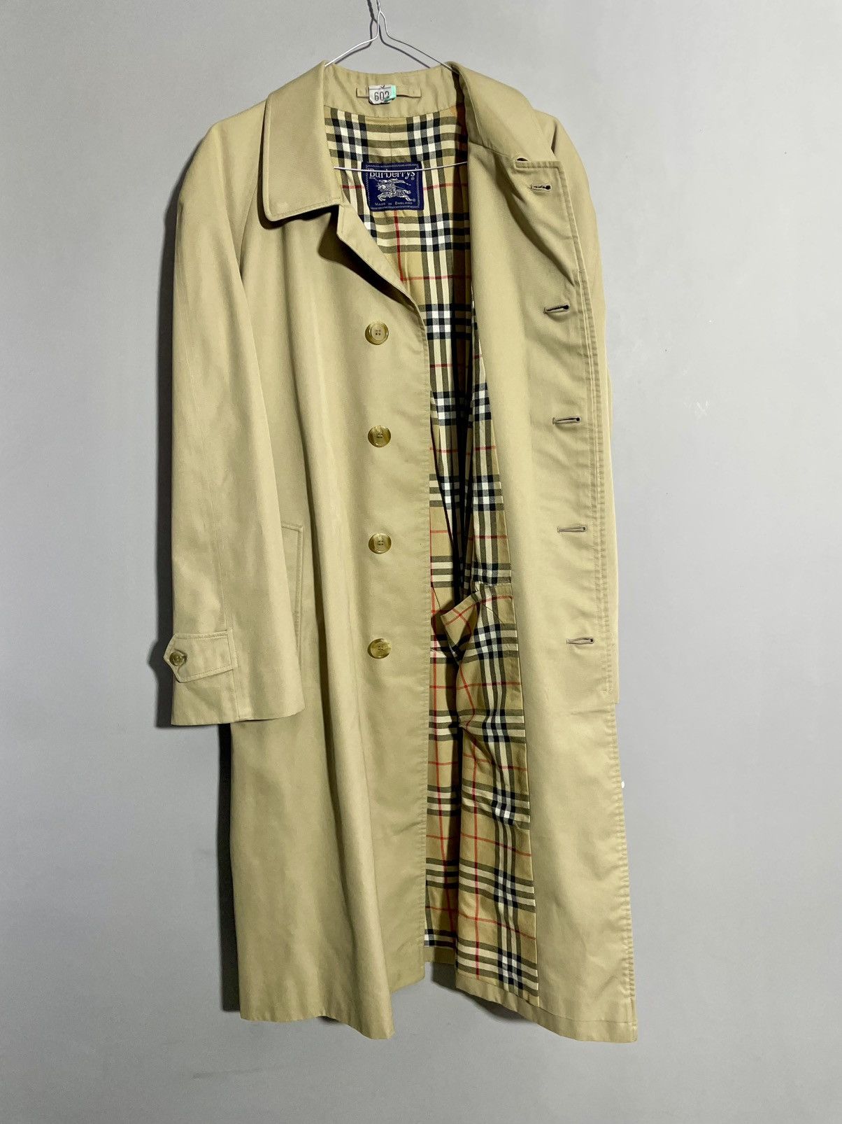 Burberry × Vintage Vintage Burberry beige trench coat men’s size 54 Size US L / EU 52-54 / 3 - 14 Thumbnail