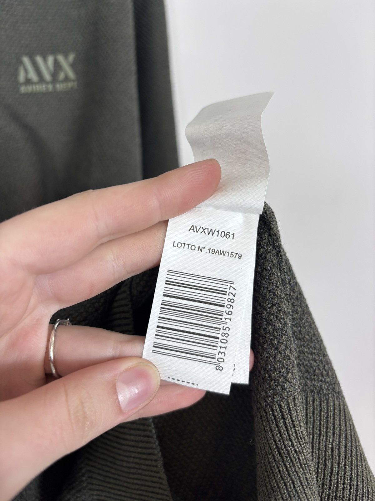 Avirex Avirex Men’s Khaki Green V-Neck Sweater Pullover Military Size US XL / EU 56 / 4 - 10 Thumbnail