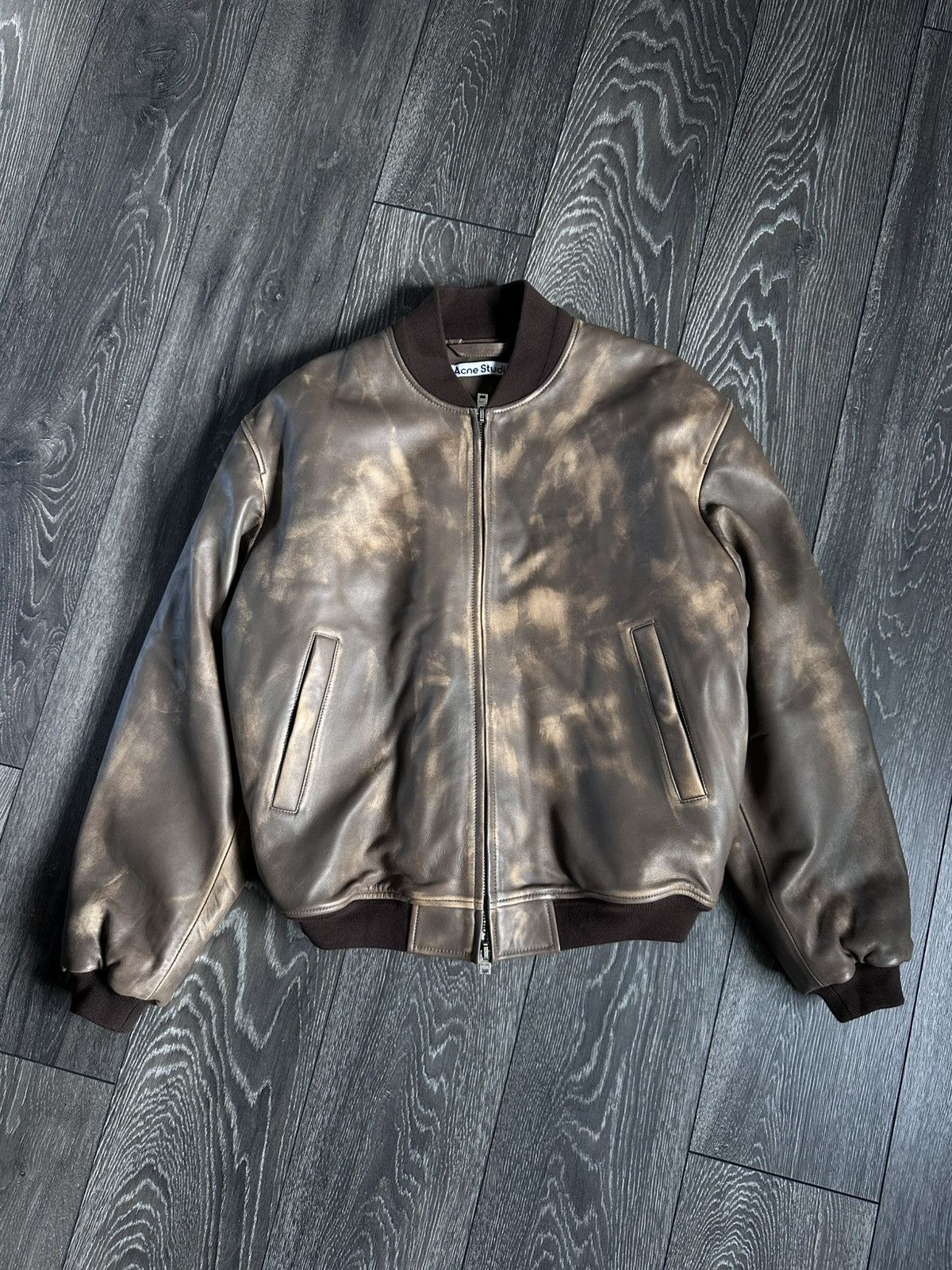 Acne Studios acne studios lorlingo leather bomber jacket Size US S / EU 44-46 / 1 - 1 Thumbnail