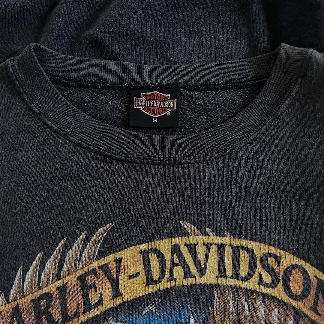 Harley Davidson 1991 Vintage 3D Emblem Harley Davidson Sweatshirt Size US M / EU 48-50 / 2 - 7 Thumbnail